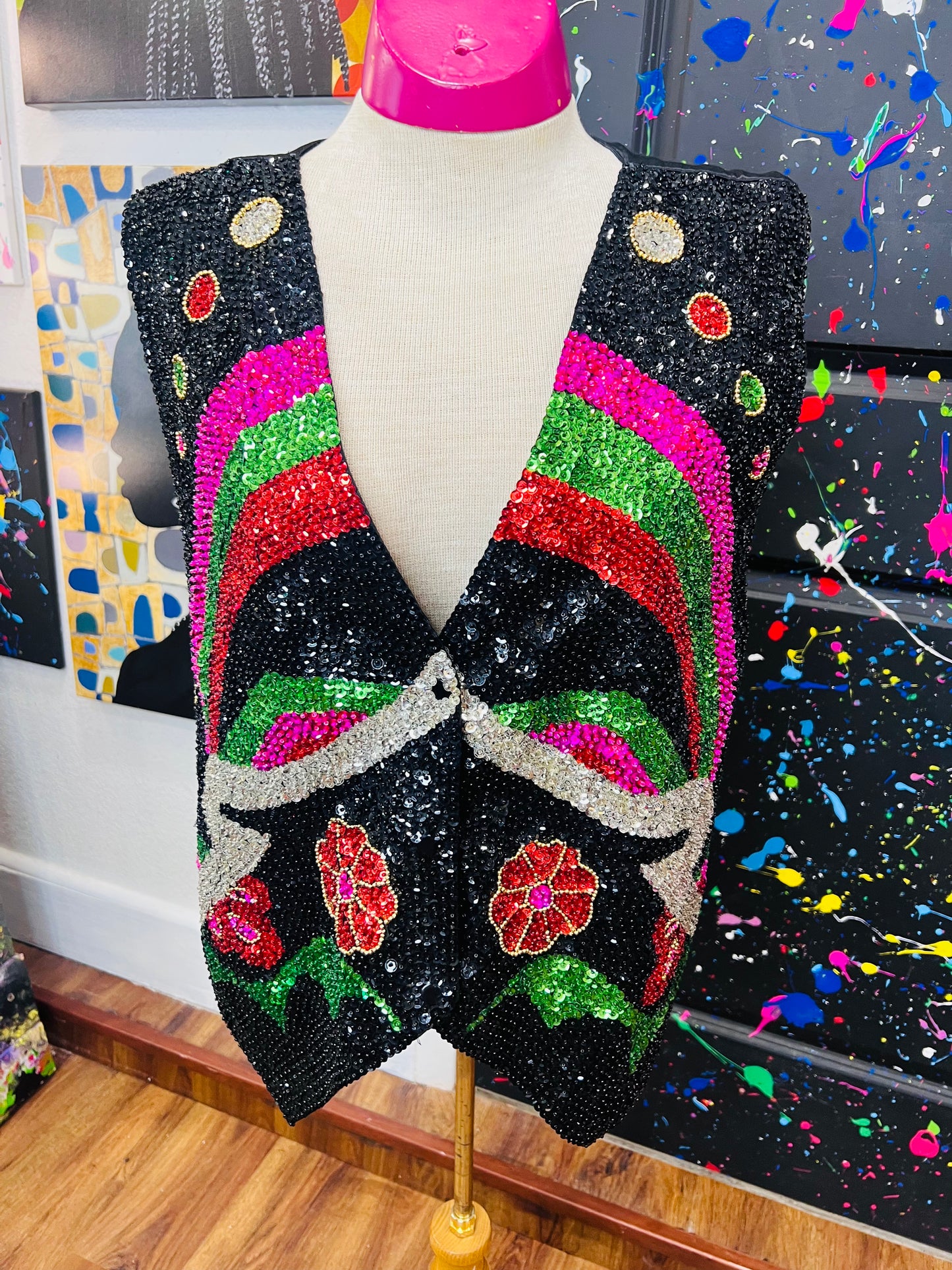 Sequin Vest