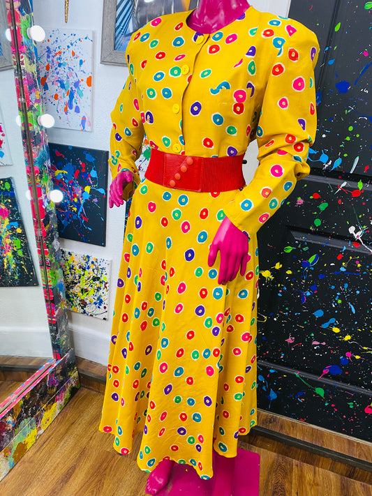 Vintage 100% Silk 2 Piece Set