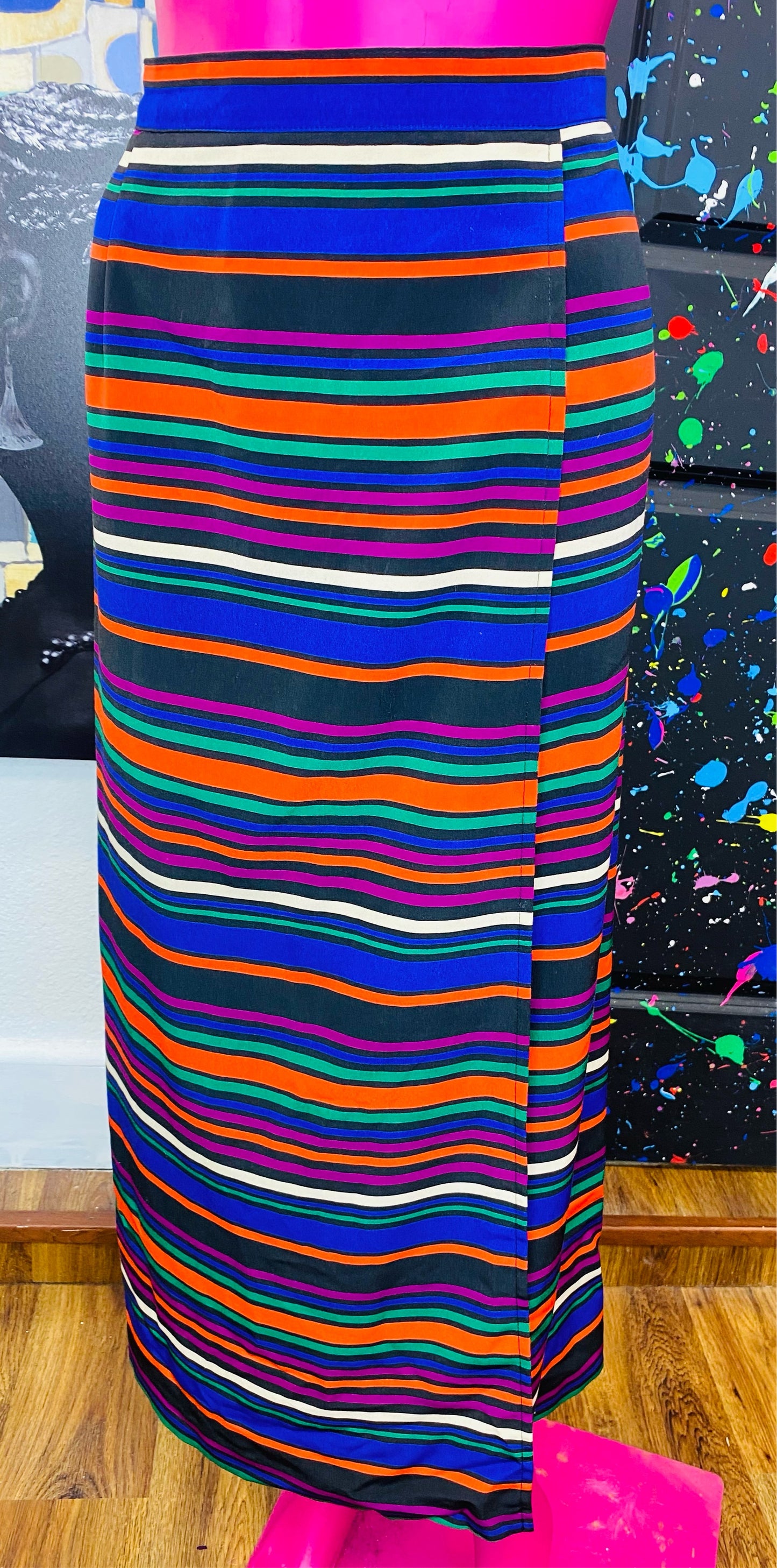 Vintage Striped Skirt