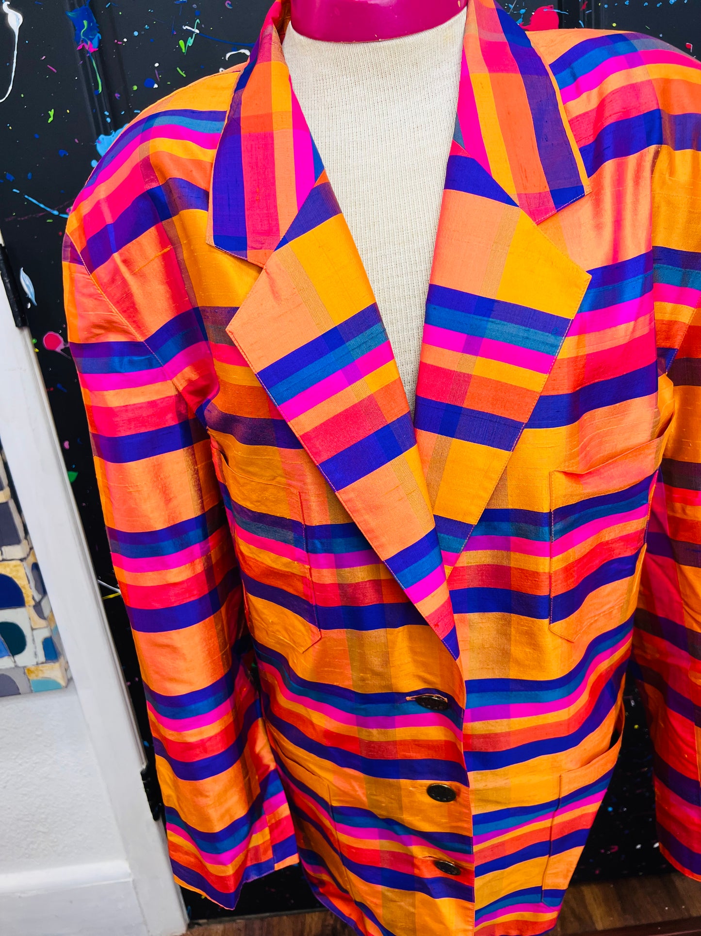 100% Silk Vintage Blazer