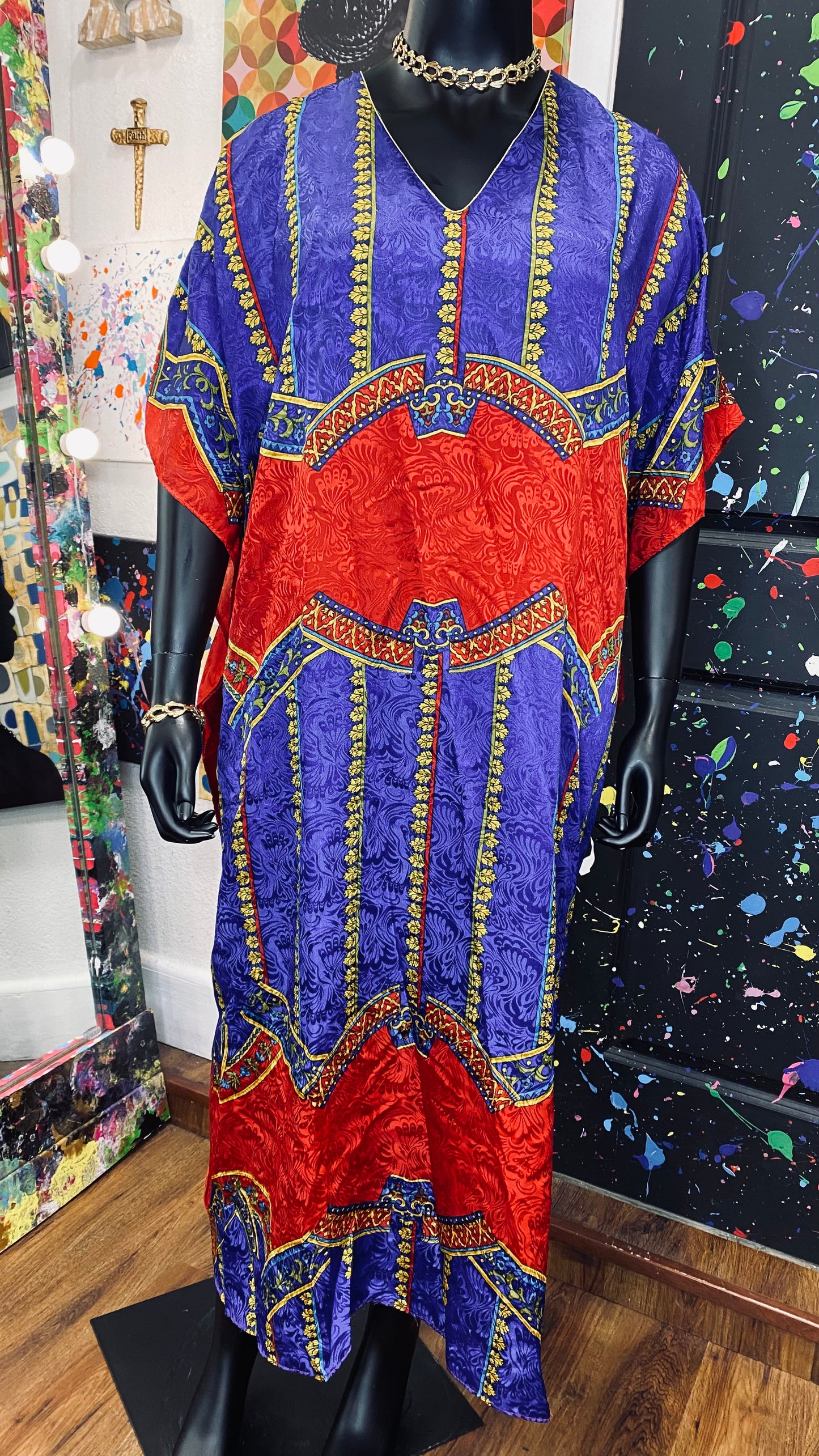 Royal Blue Kaftan