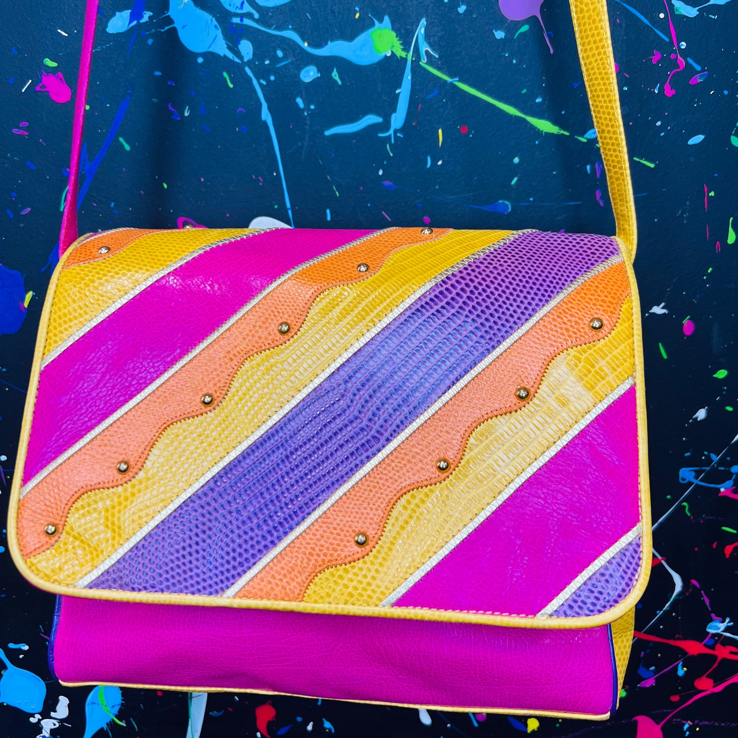 Vintage Sharif Studded Bag