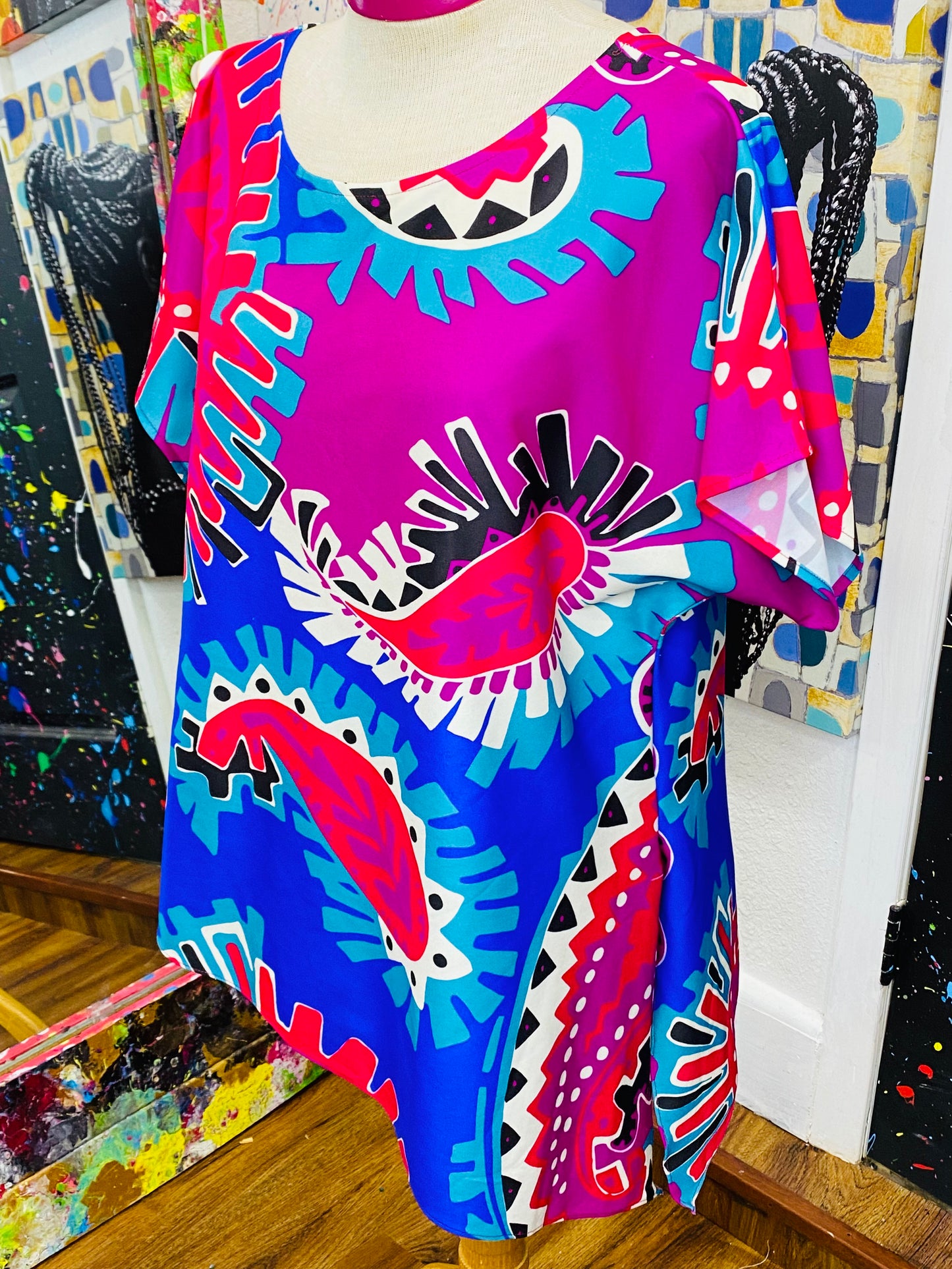 Vintage Vibrant Blouse
