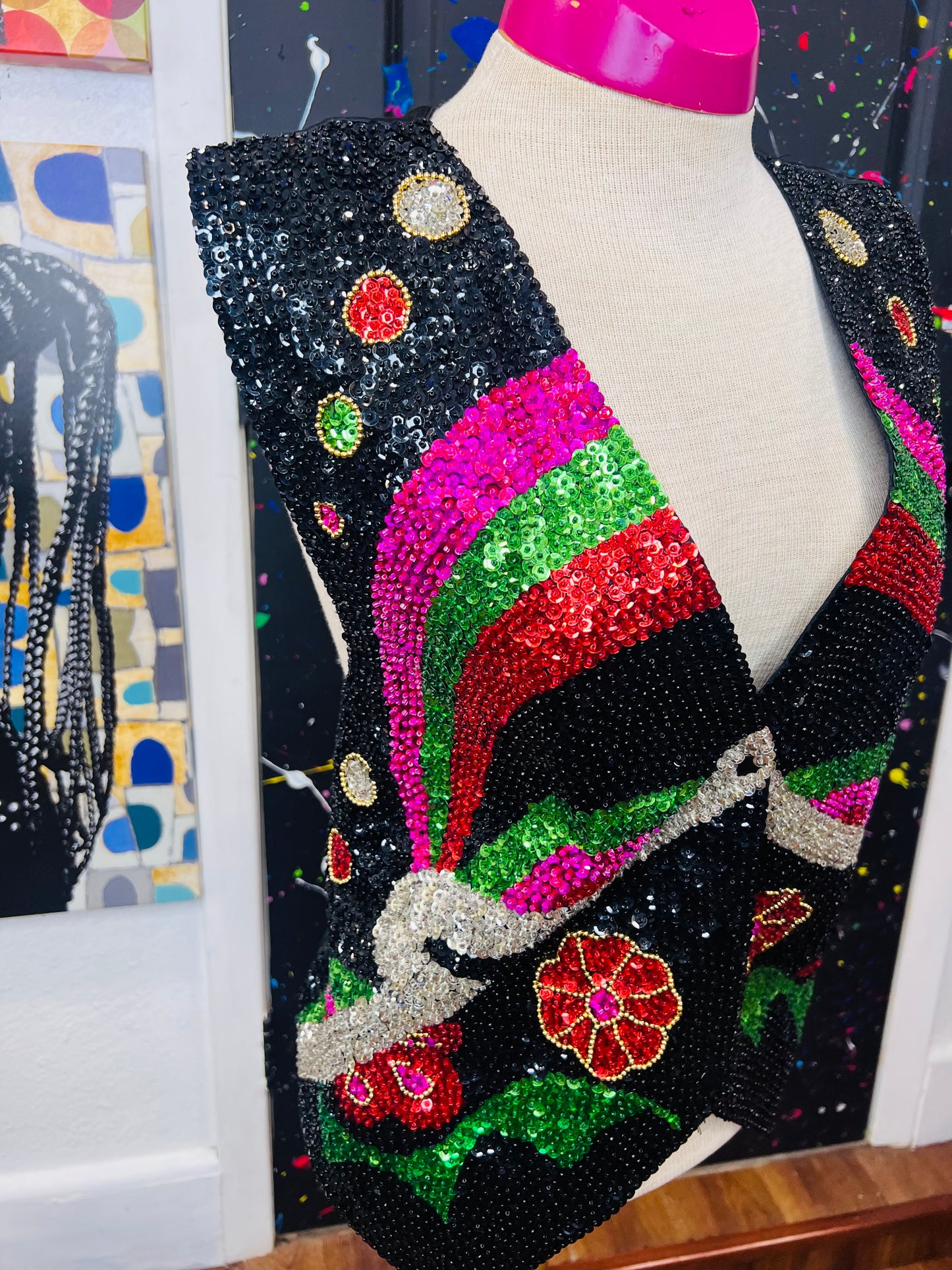 Sequin Vest