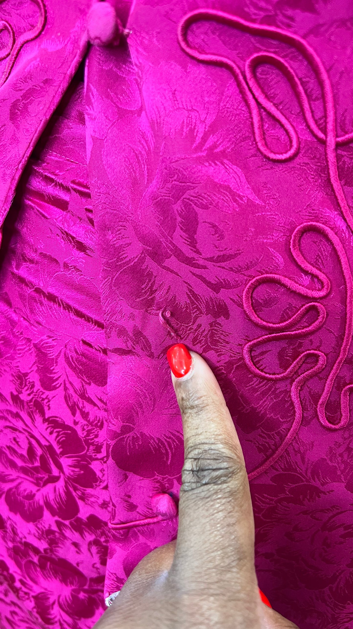 Vintage Maggie London 100% Silk Suit