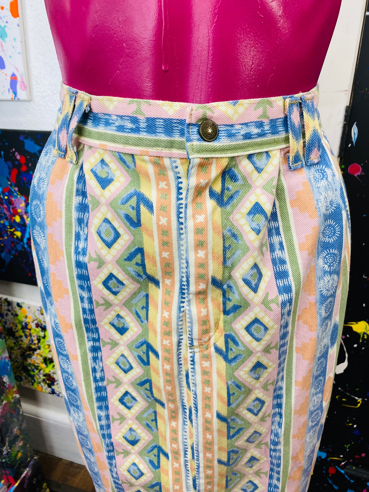 Vivaldi Denim Vintage Skirt
