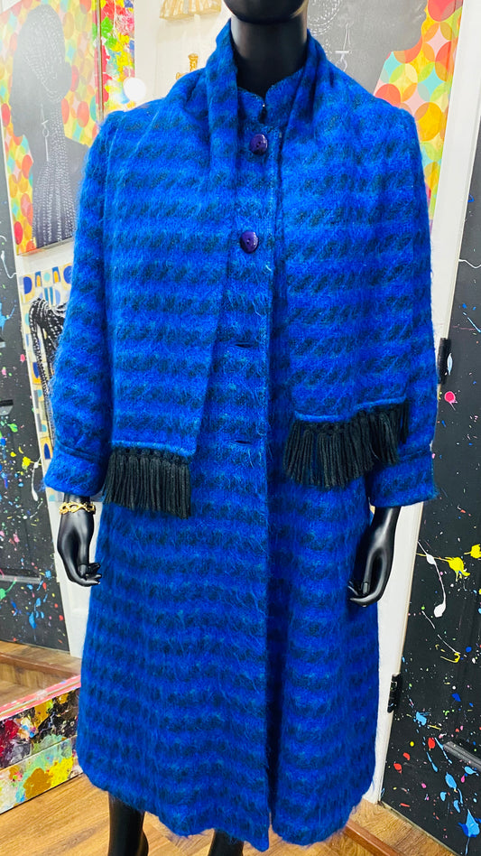 Vintage Paul Levy Long Wool Trench Coat