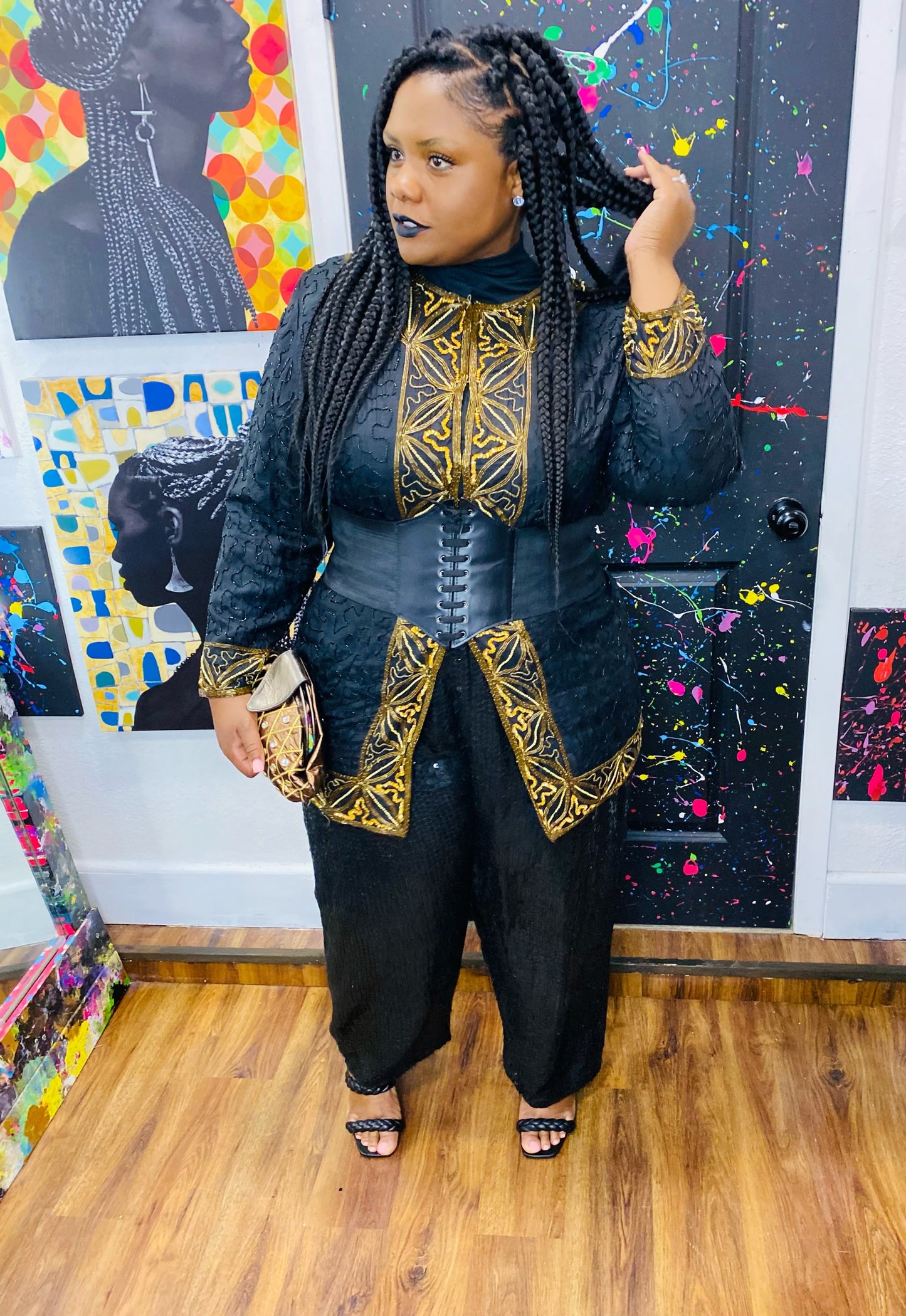 Vintage 100% Silk Sequin Set (20)
