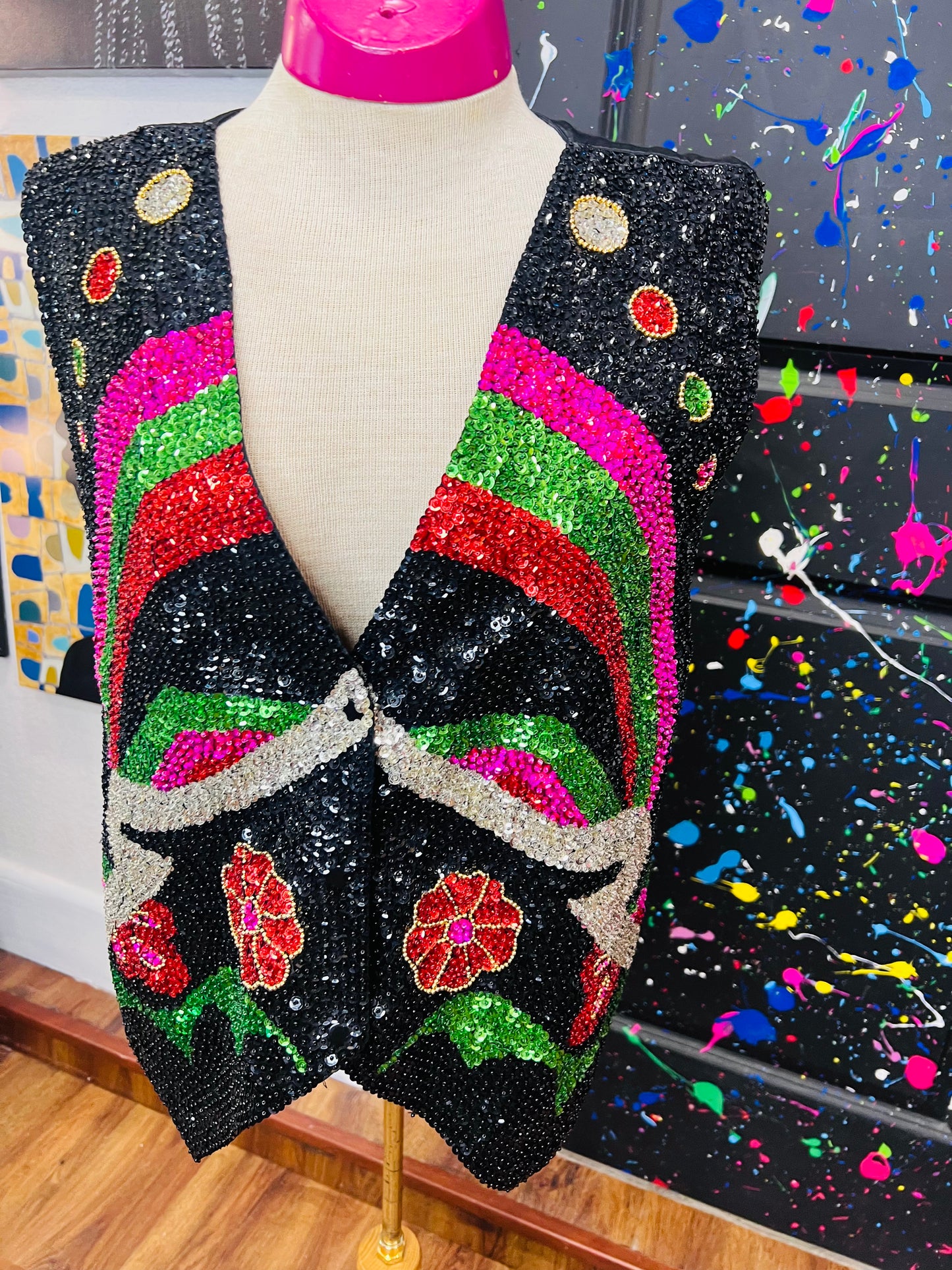Sequin Vest