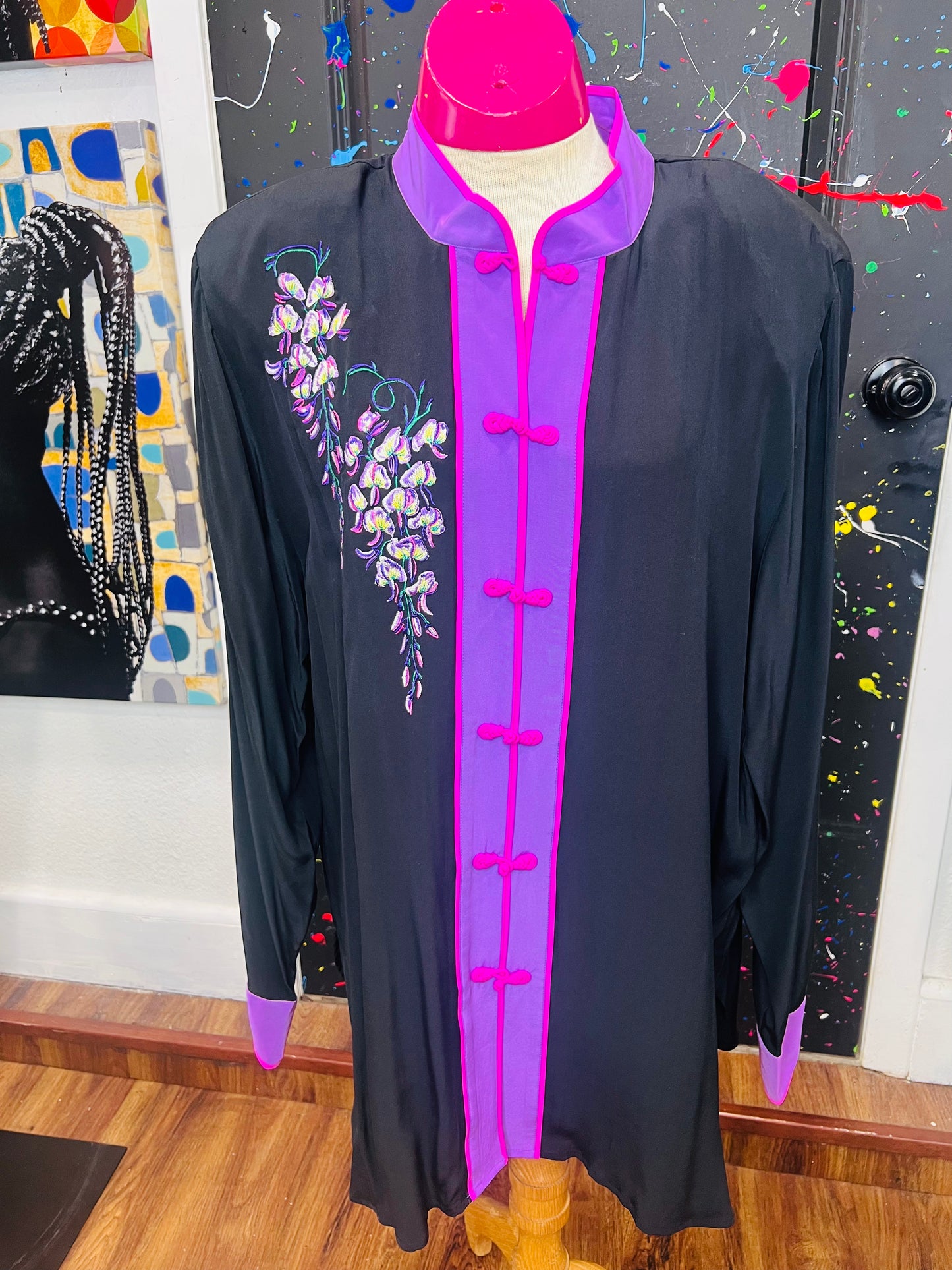 Purple Blouse Set