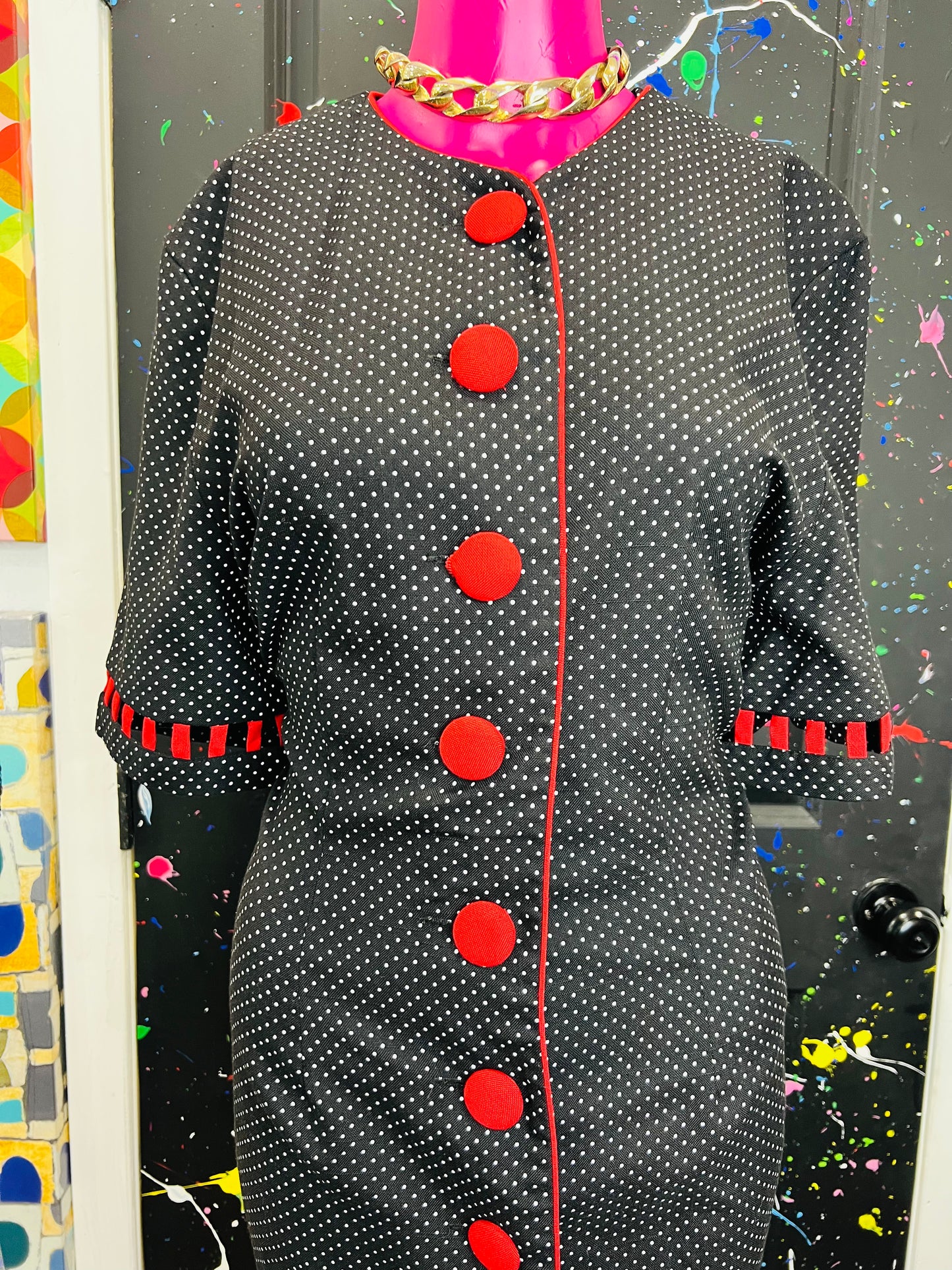 Vintage Polka Dot Dress