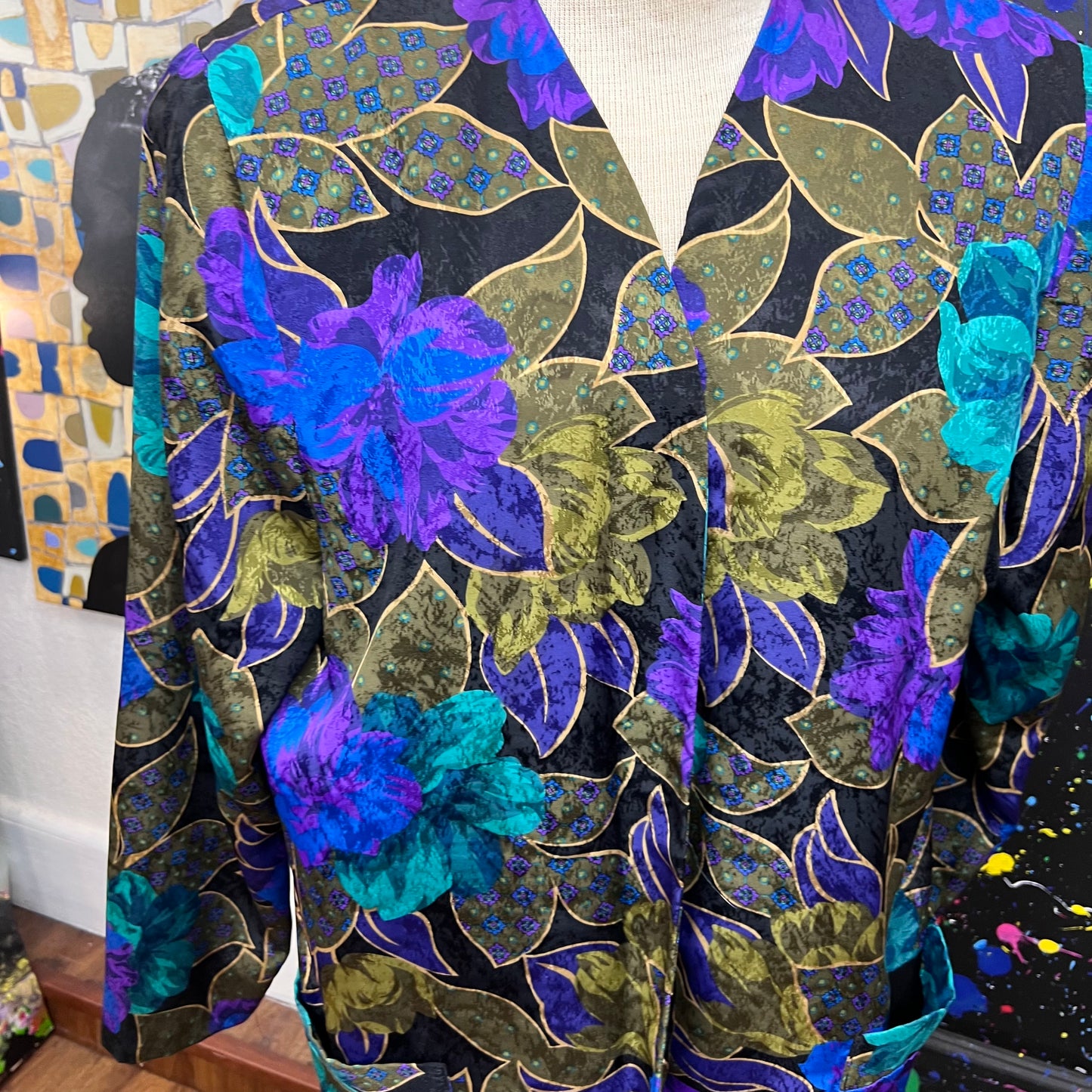 100% Silk Blazer