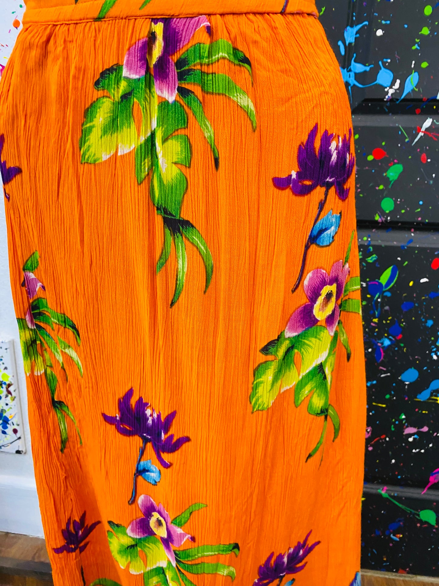 Vintage Floral Skirt