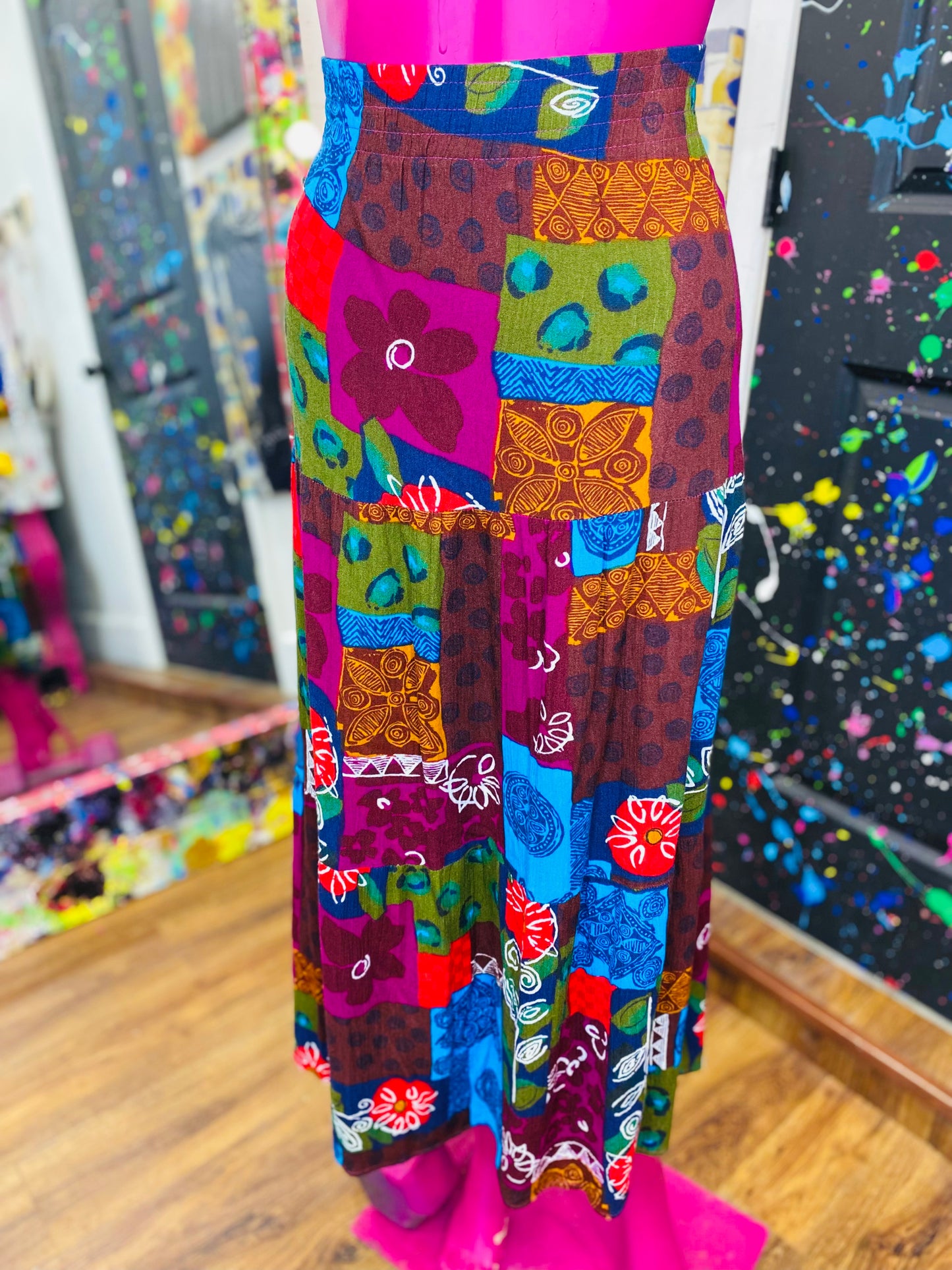 Vintage Patchwork Skirt (20)