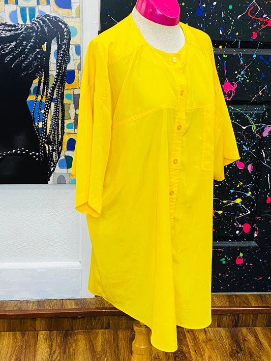 Vintage Yellow Blouse