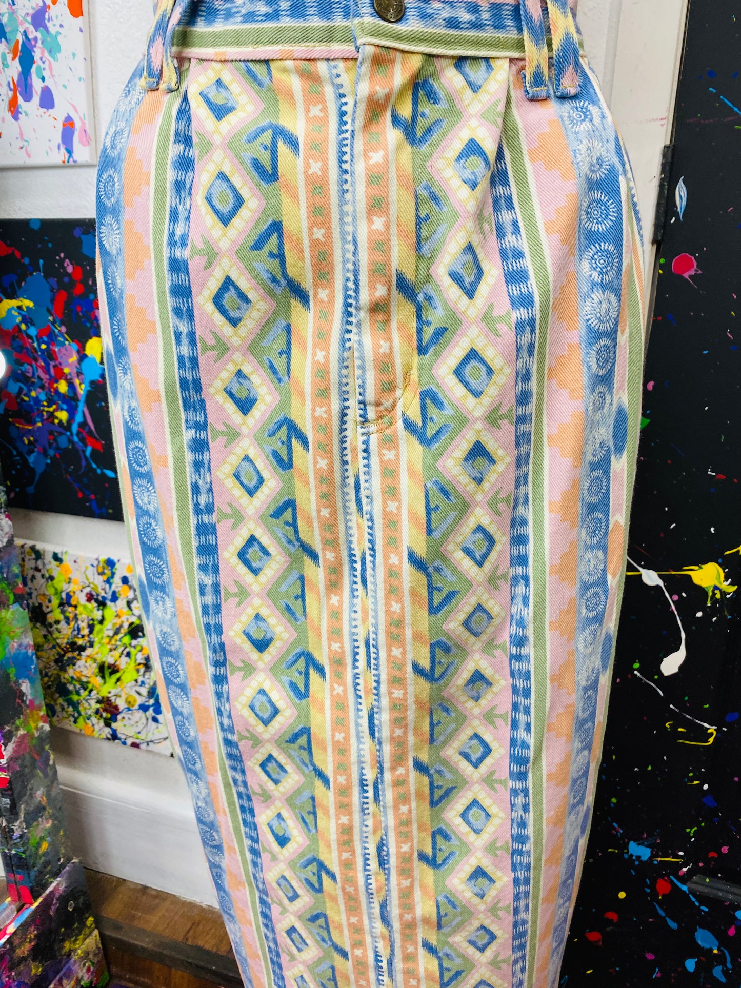 Vivaldi Denim Vintage Skirt