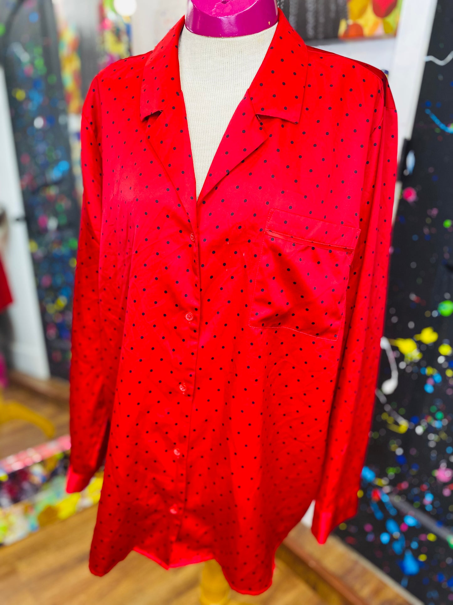 Polka Dot Blouse