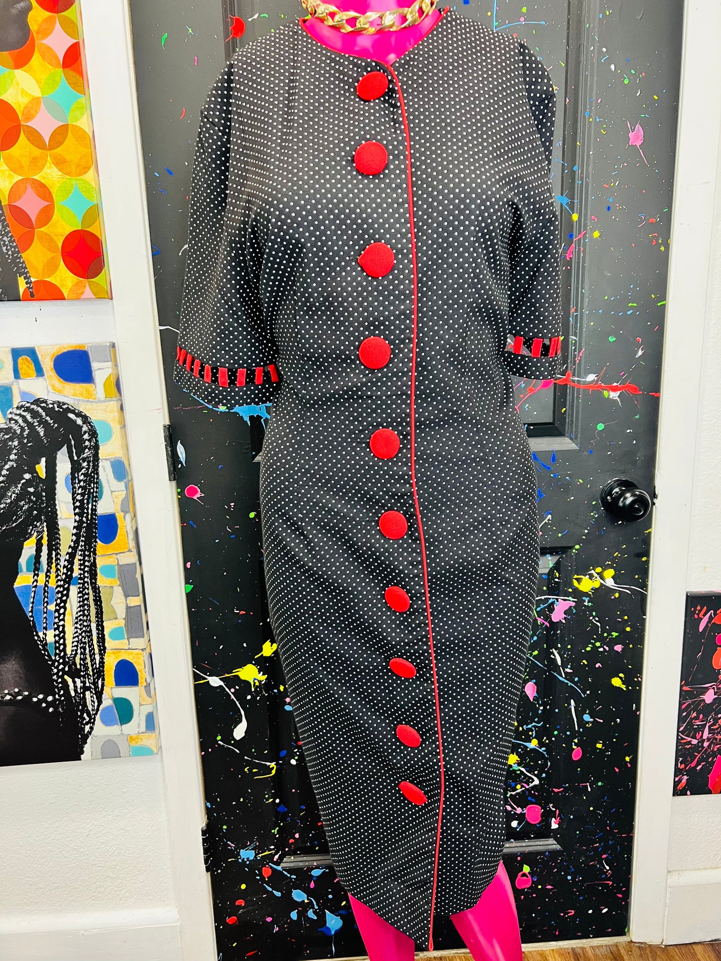Vintage Polka Dot Dress