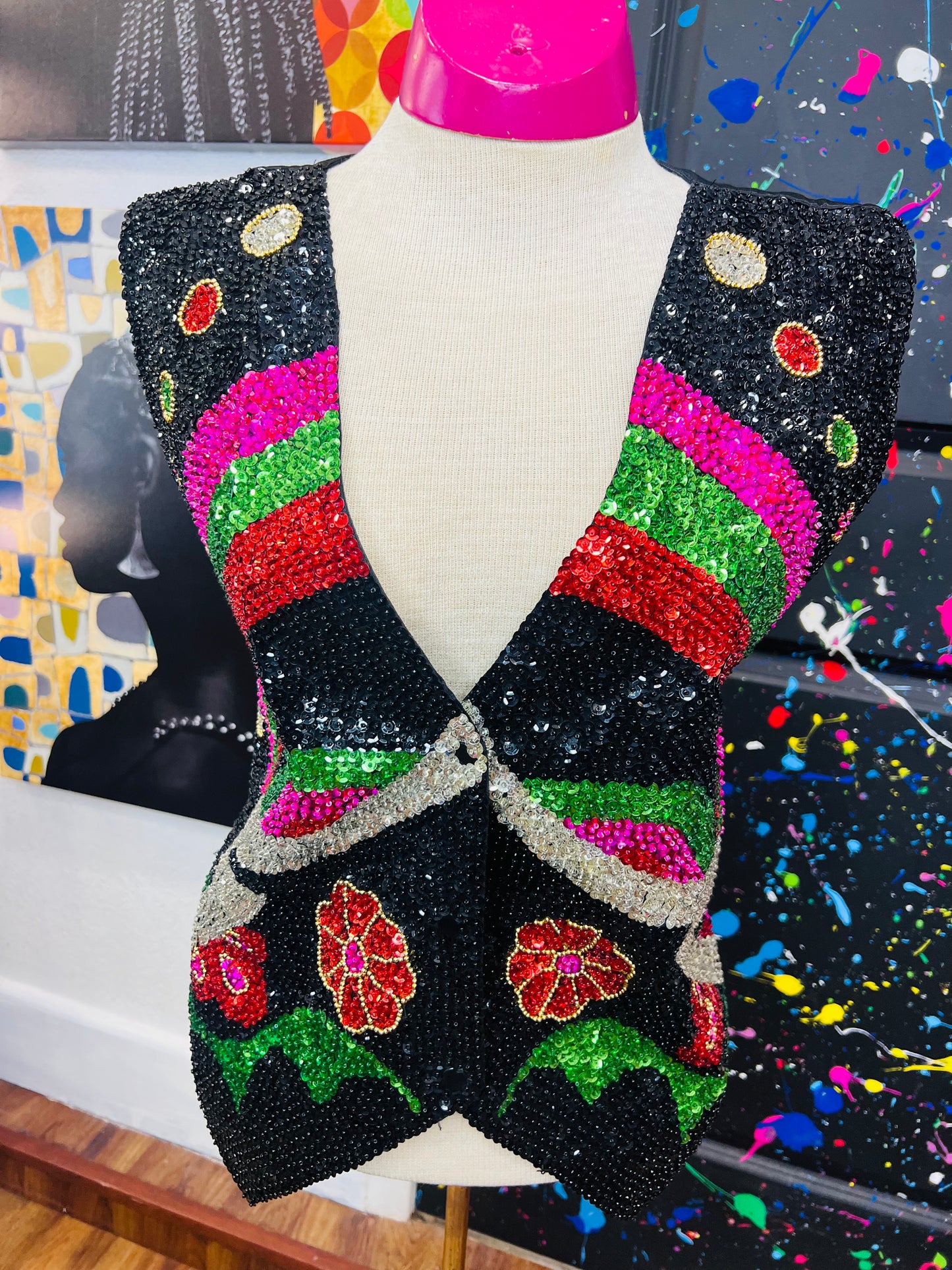 Sequin Vest