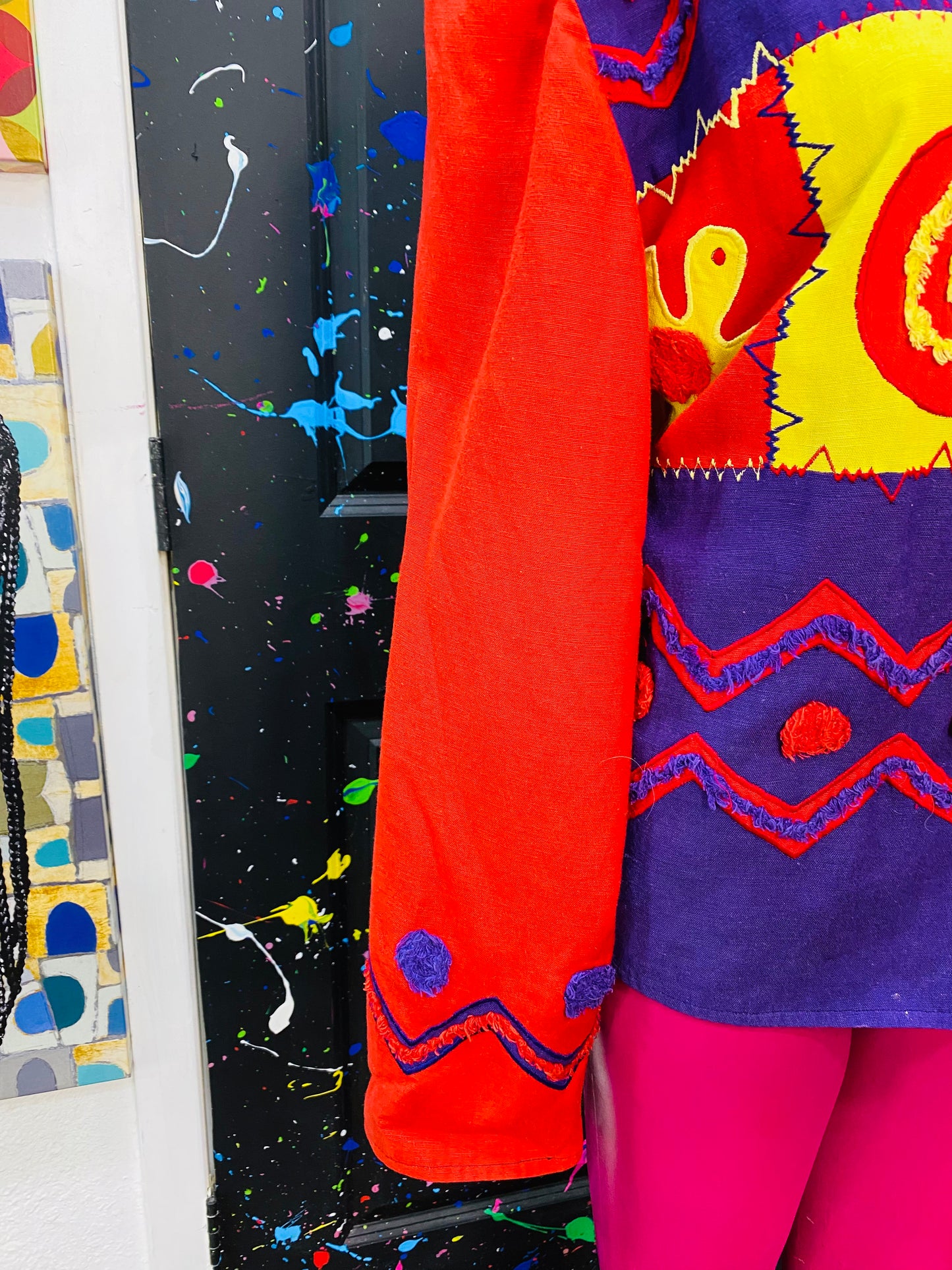 Vintage Embroidered Blazer