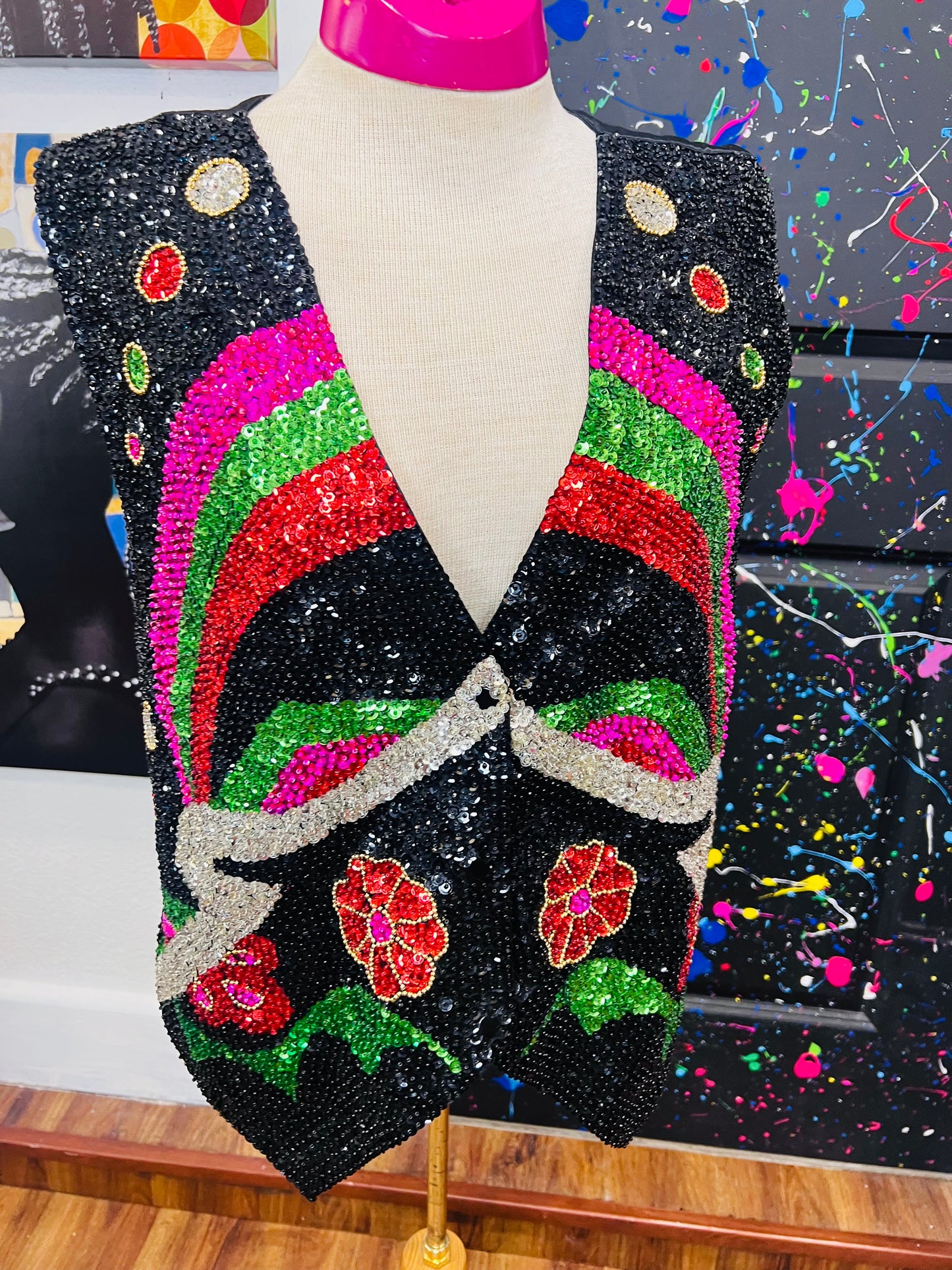 Sequin Vest