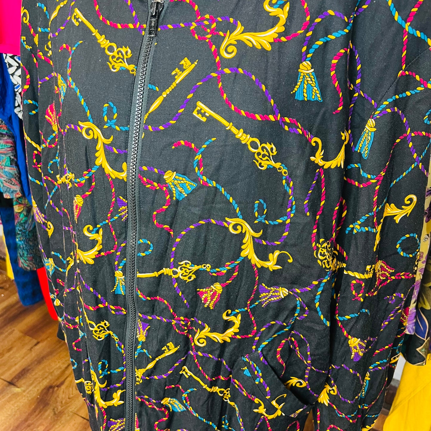Vintage Rayon Bomber