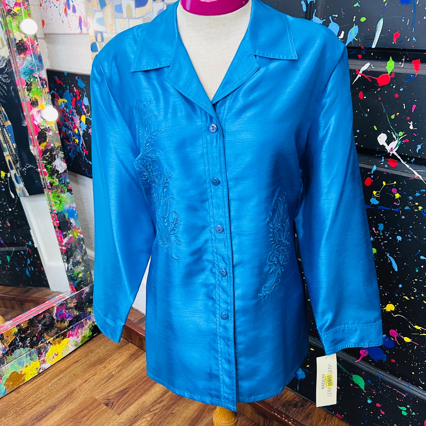 Blue Vintage Blouse