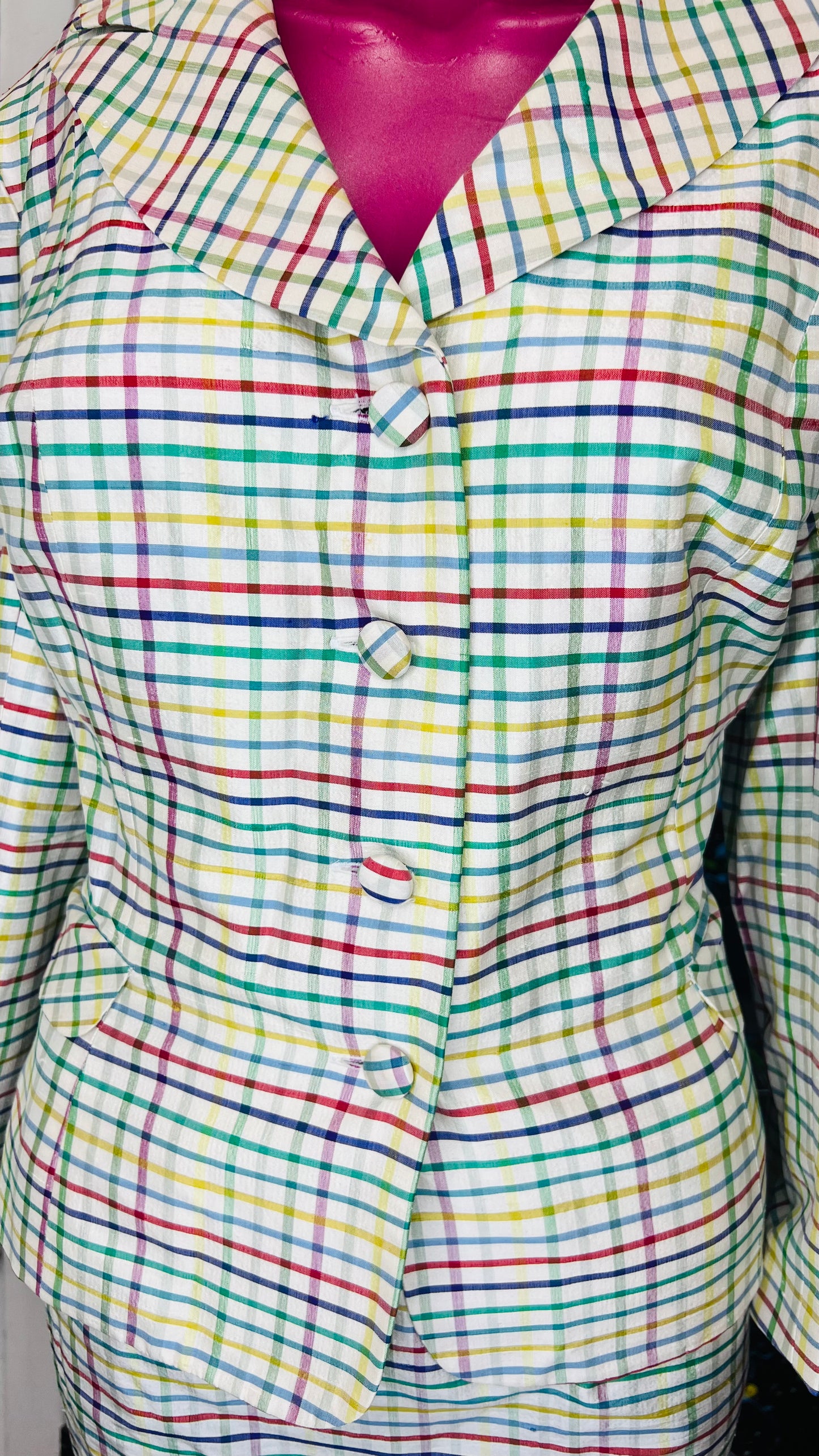 Vintage 100% Silk Suit