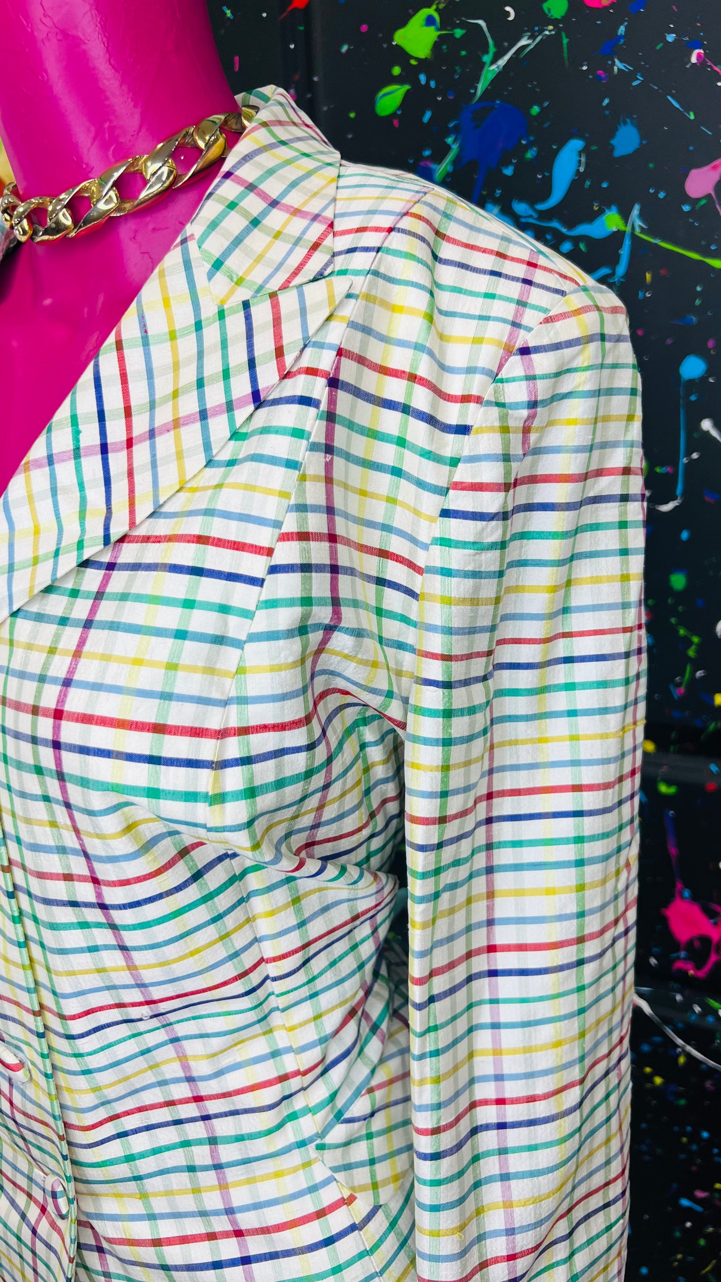 Vintage 100% Silk Suit