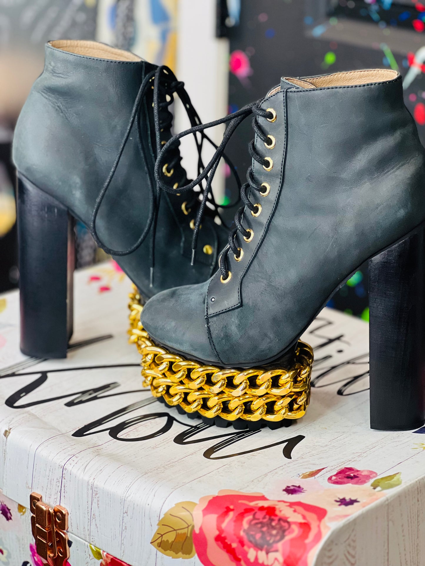 Vintage Jeffrey Campbell Booties