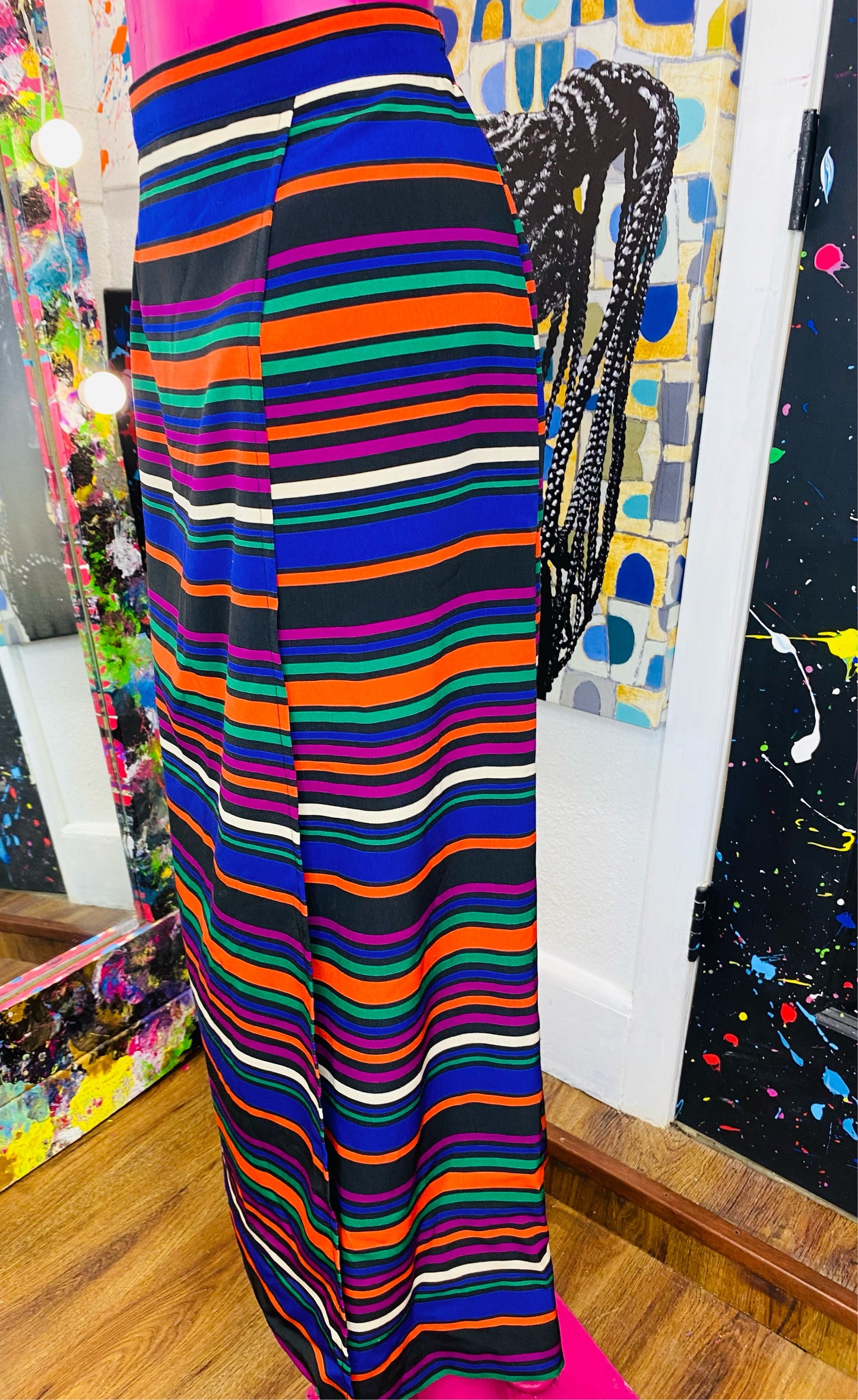 Vintage Striped Skirt