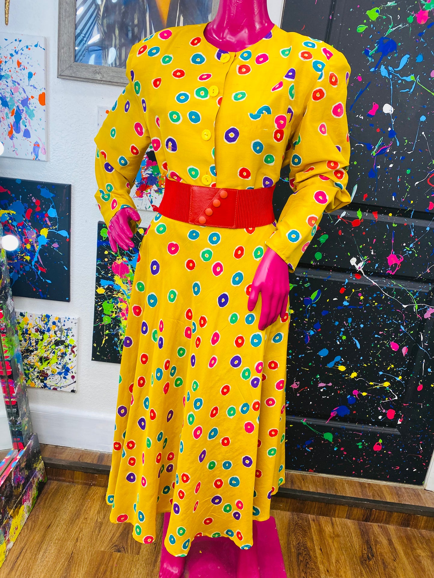 Vintage 100% Silk 2 Piece Set