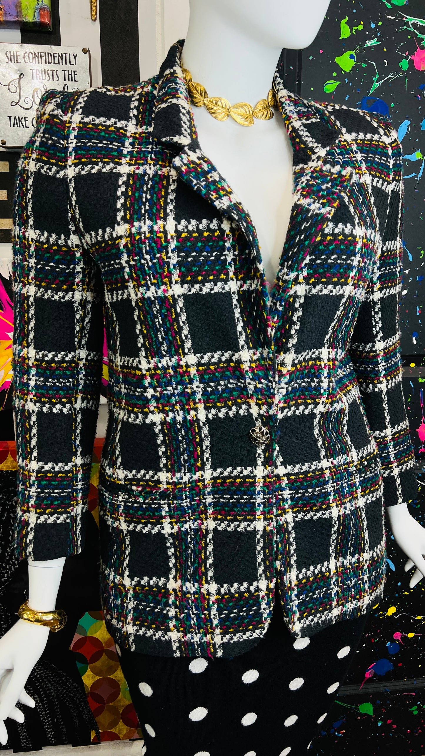 Vintage Plaid Blazer (16)