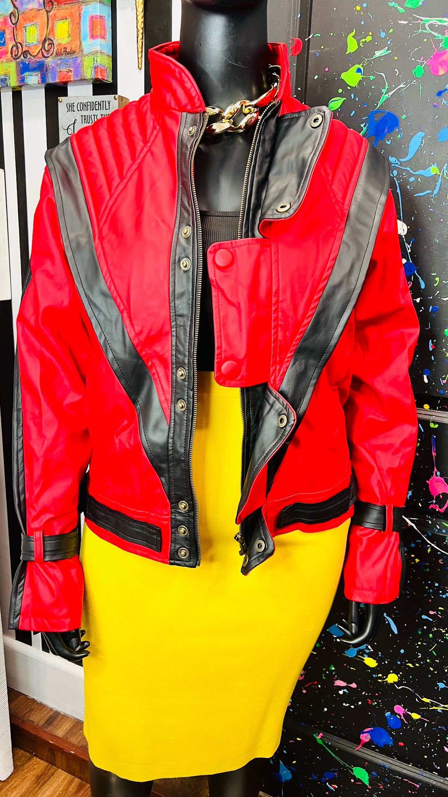 Genuine Leather Michael Jackson Thriller Jacket (16)