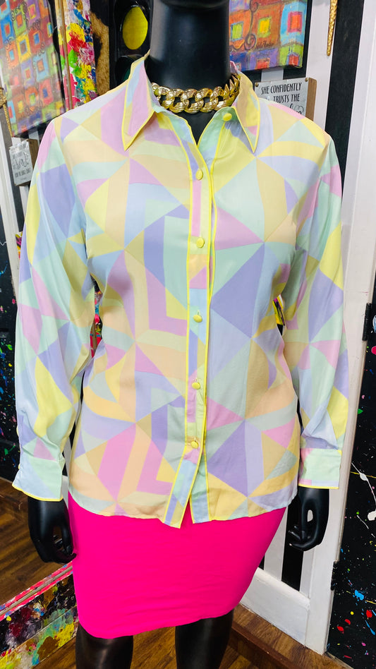 Plus Size Vintage Silk Pastel Blouse (18)