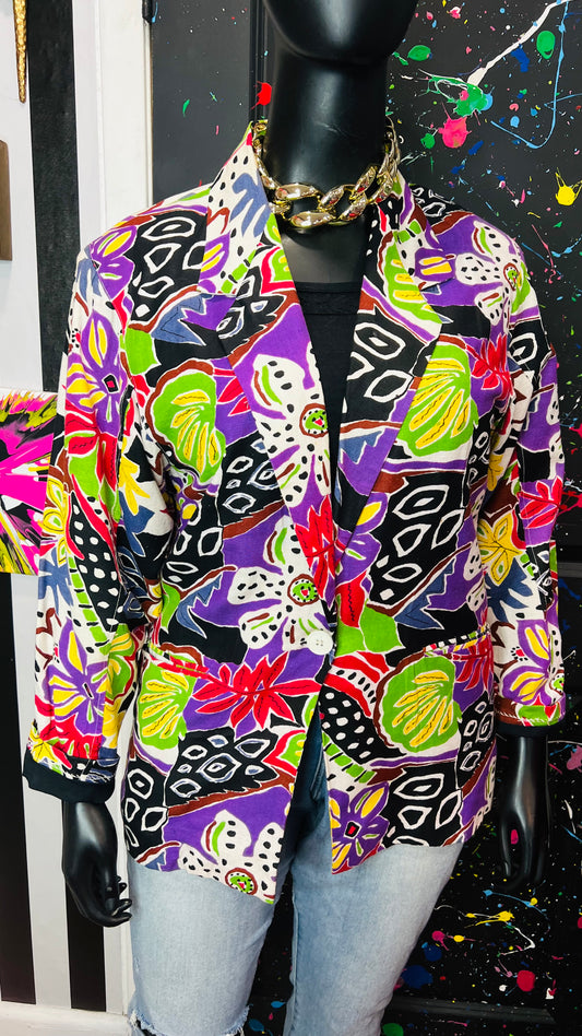 Vintage Abstract 80’s Blazer (14/16)