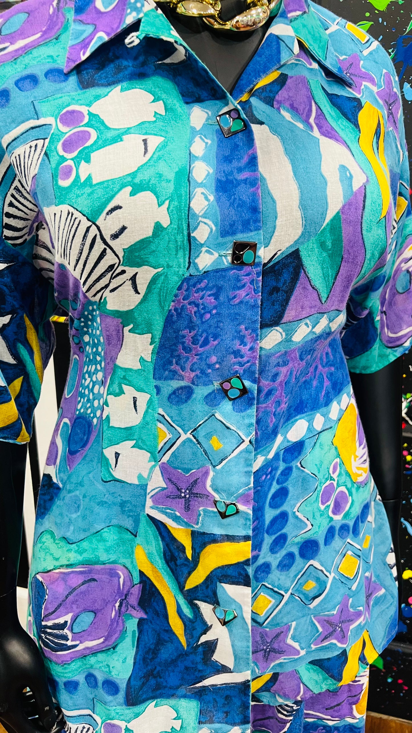 Vintage Abstract Skirt Set (18/20) *KC