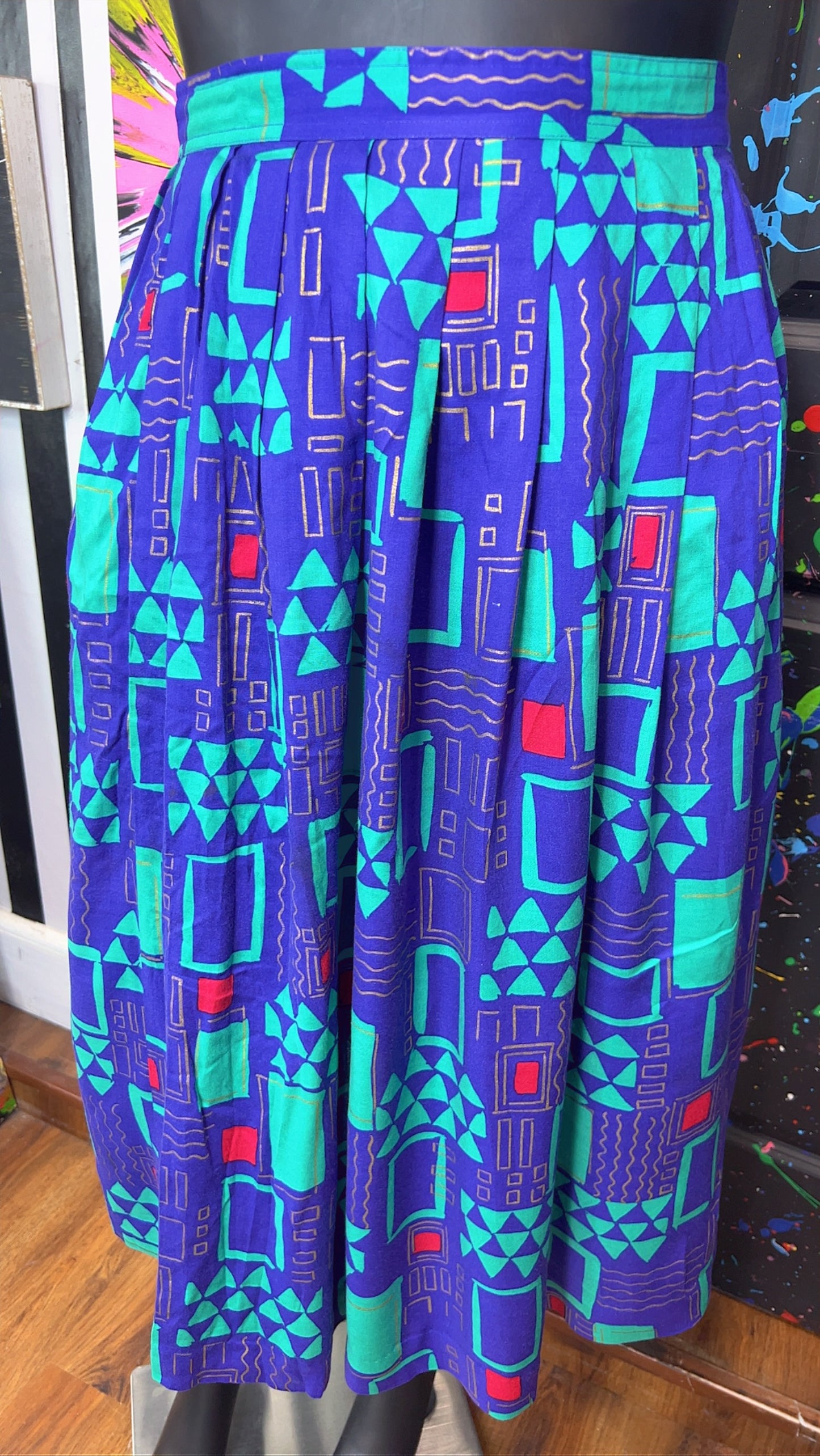 Vintage Abstract Skirt (16)