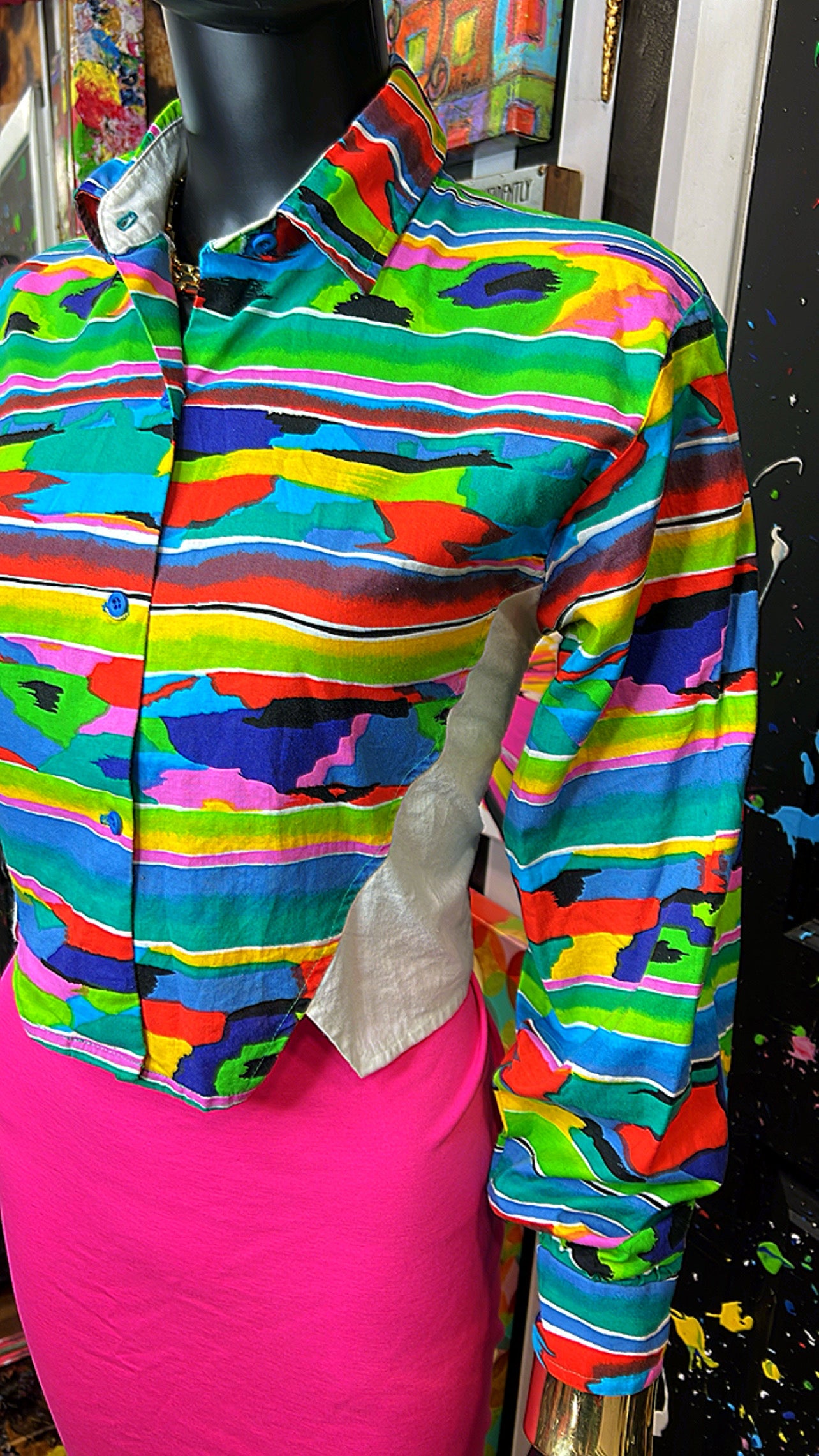 Vintage Cotton Western Blouse (12)