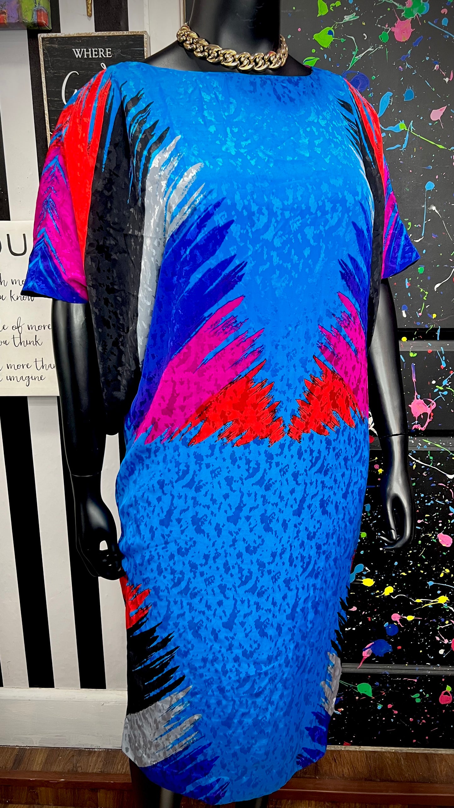 Vintage Kaftan Style Dress (12)