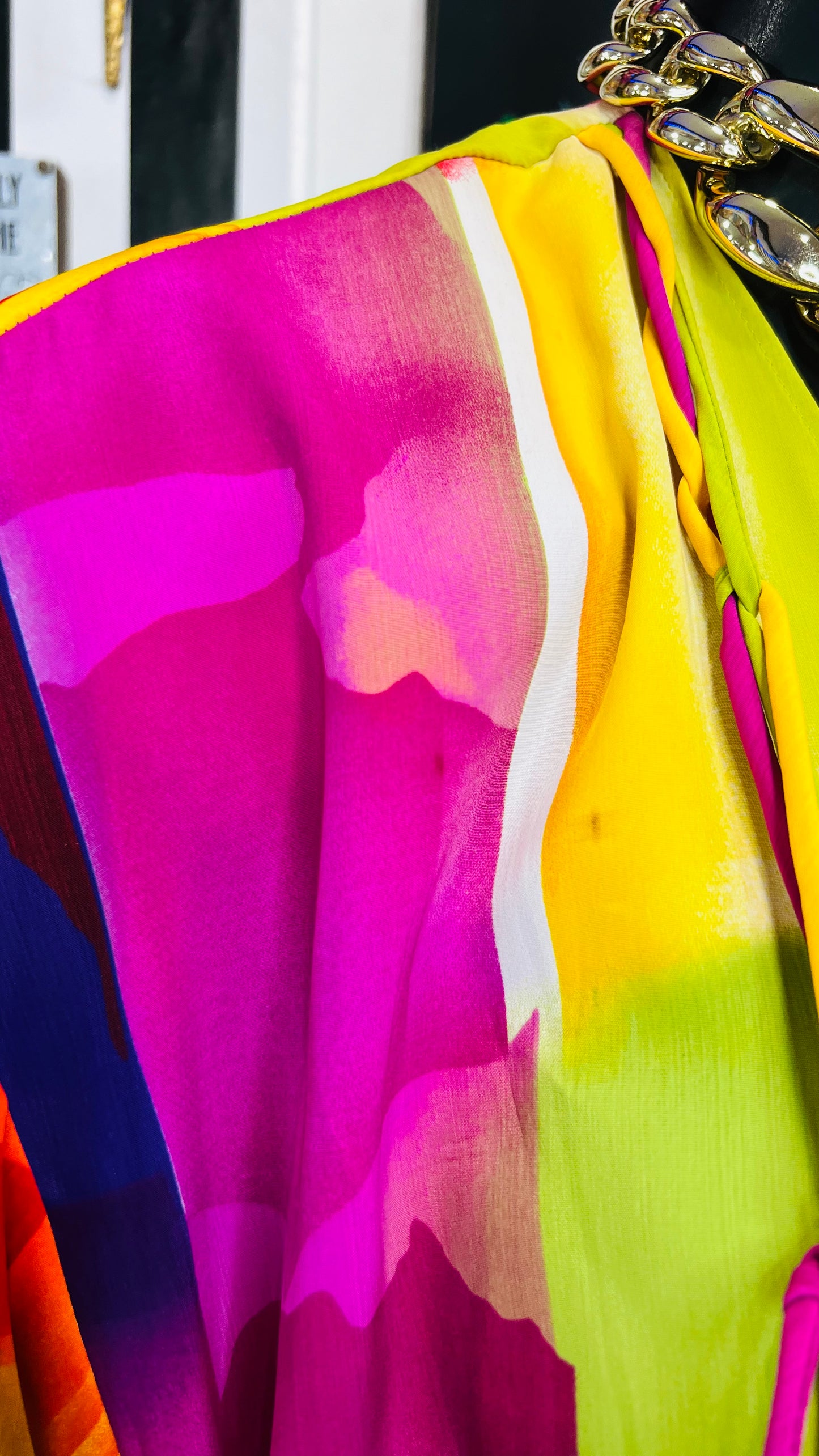 Vintage Open Abstract Duster (OS)