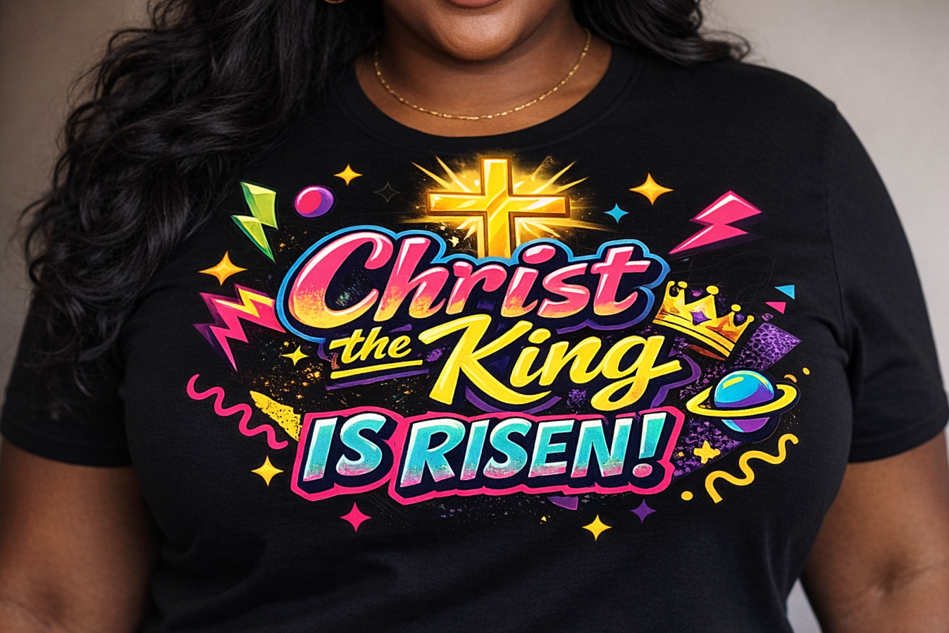 Christ The King is Risen Tee (L-3X)