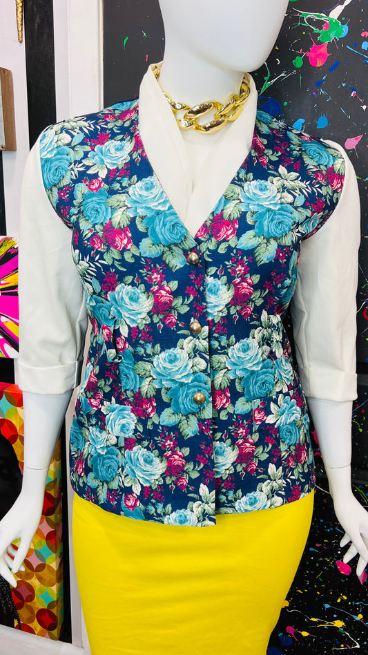 Vintage Floral Blouse (14)