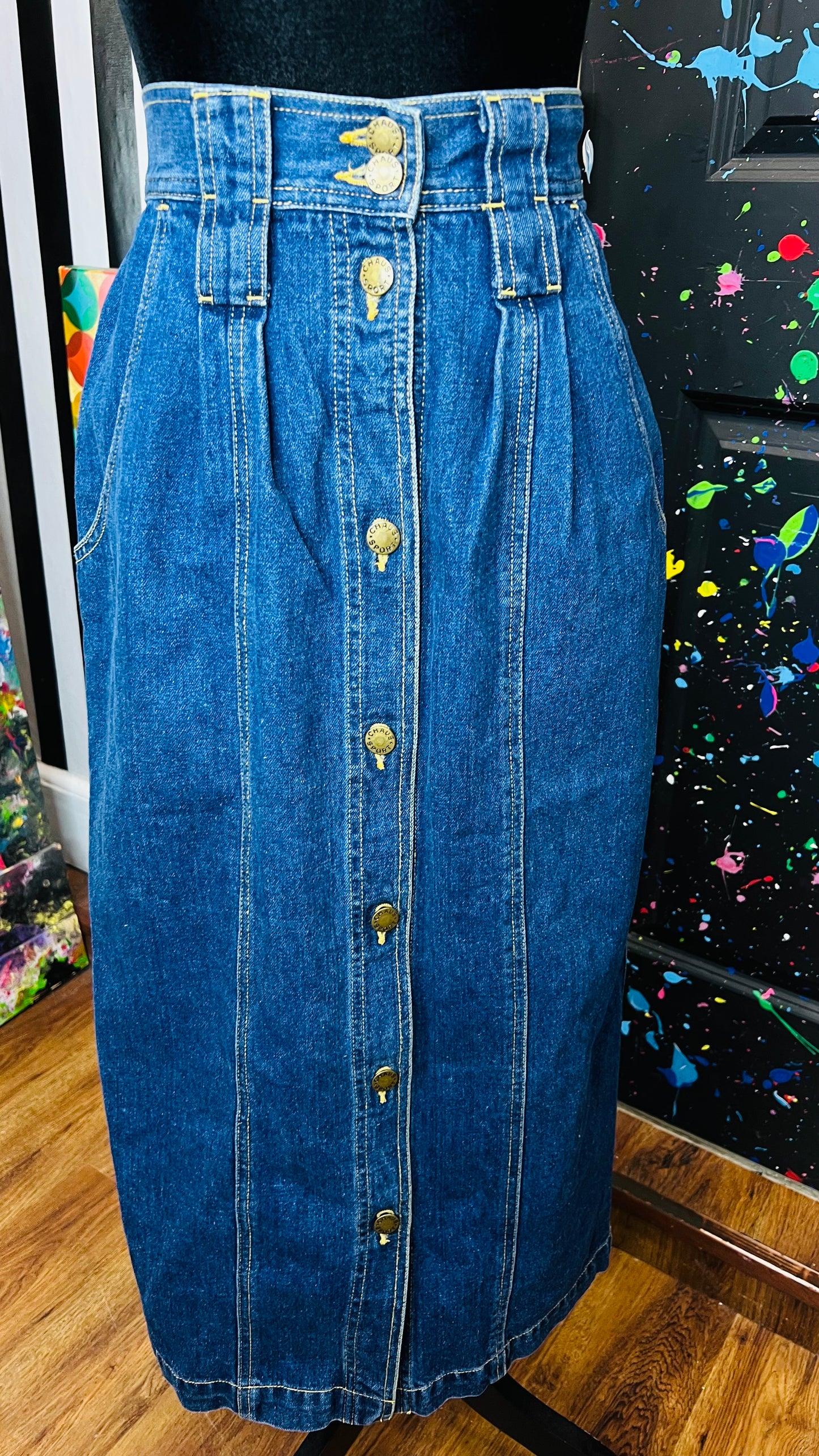 Vintage Denim Skirt (12)