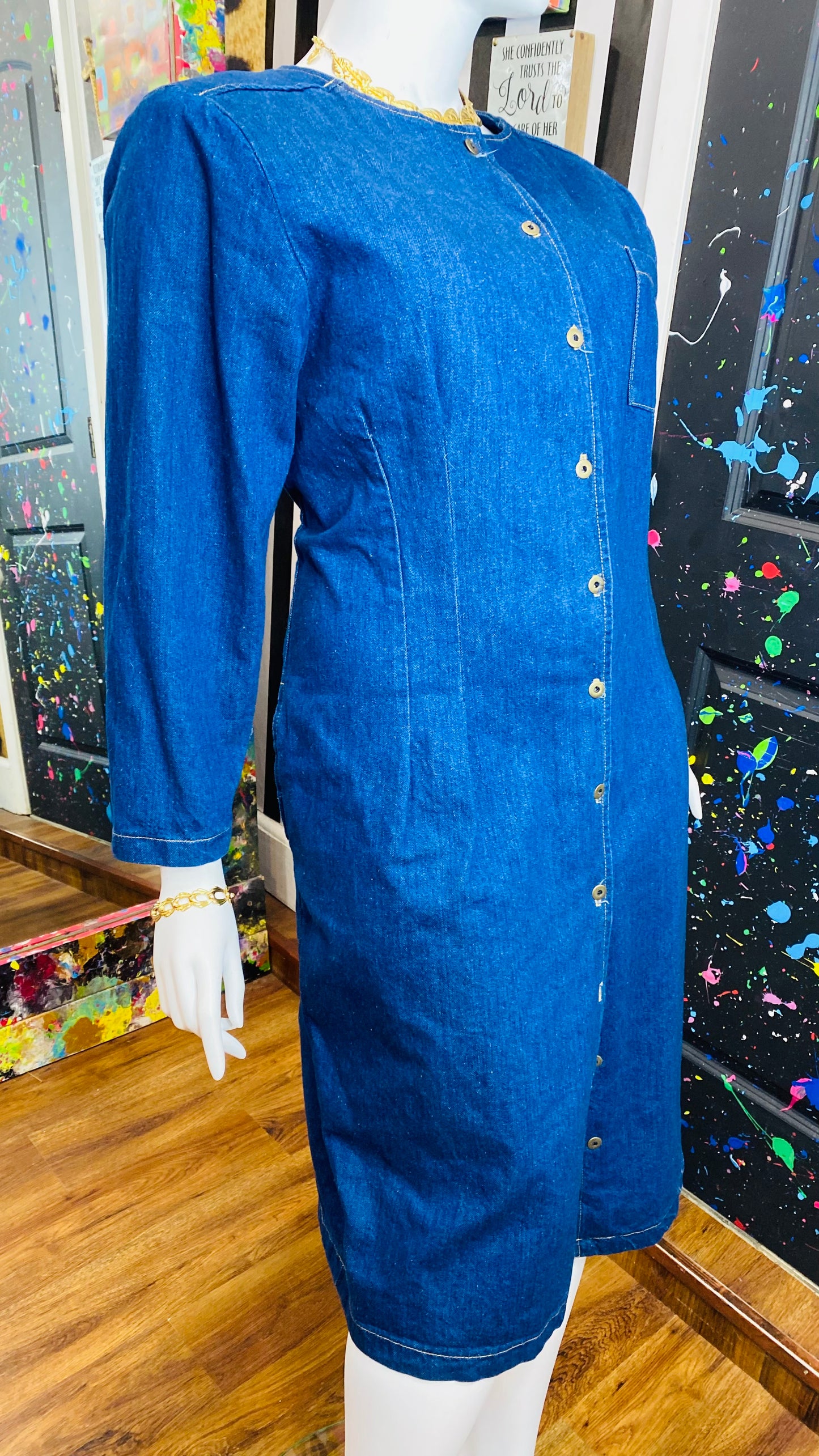 Vintage Denim Dress (20)