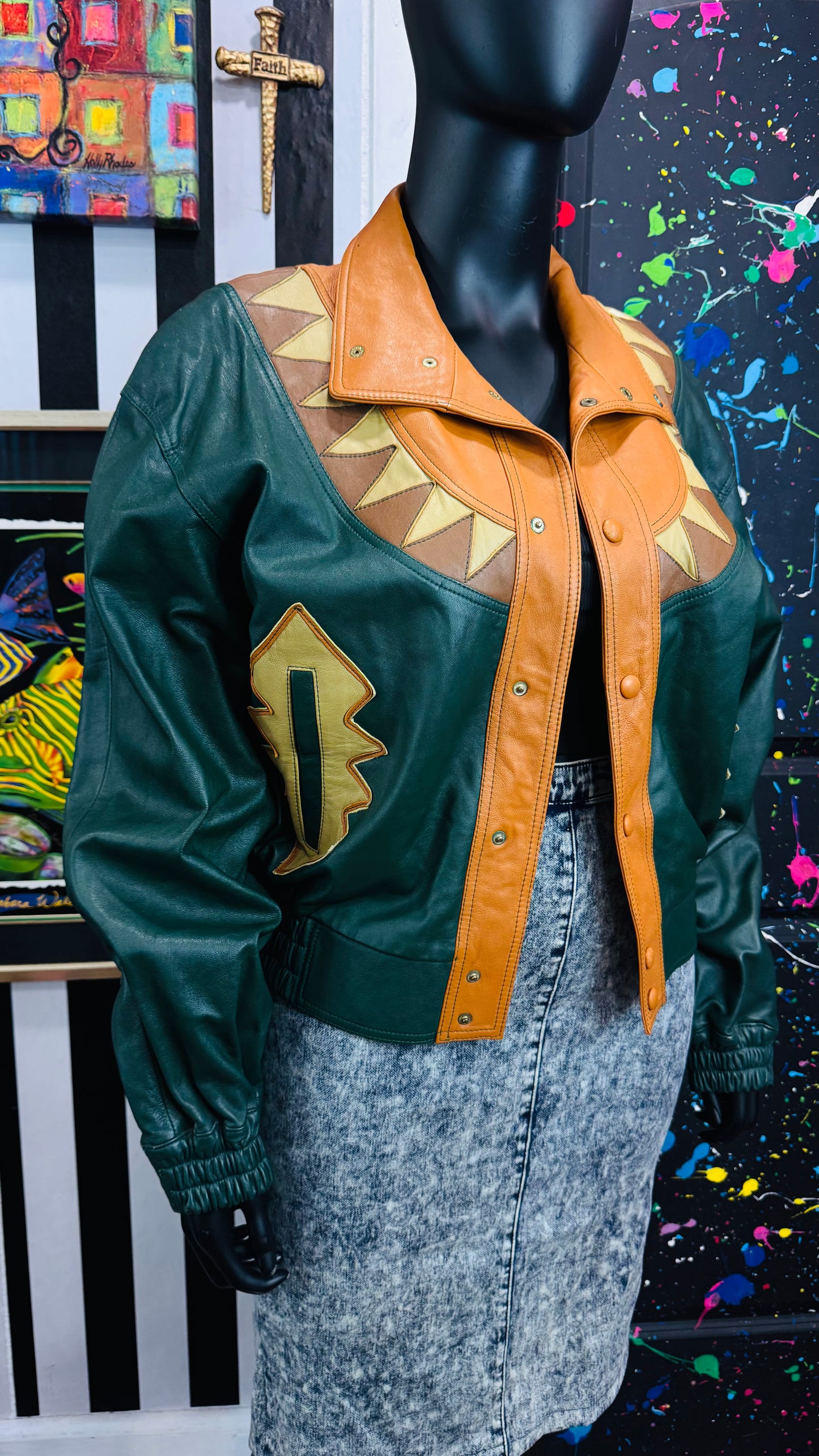 Vintage Genuine Leather Jacket (18)