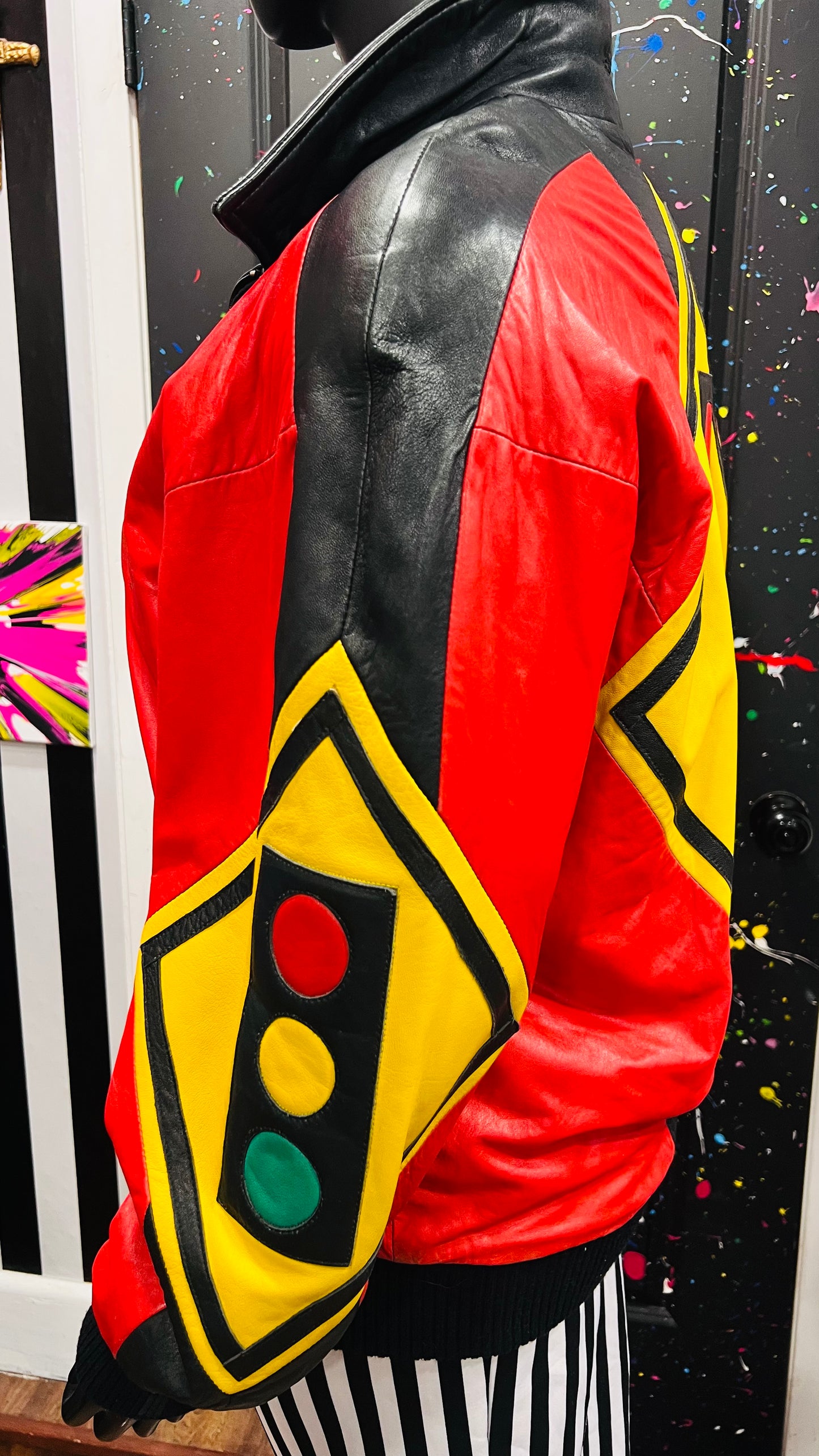 Vintage Genuine Leather *BUTTERY SOFT* Stop Light Jacket (18) *KC