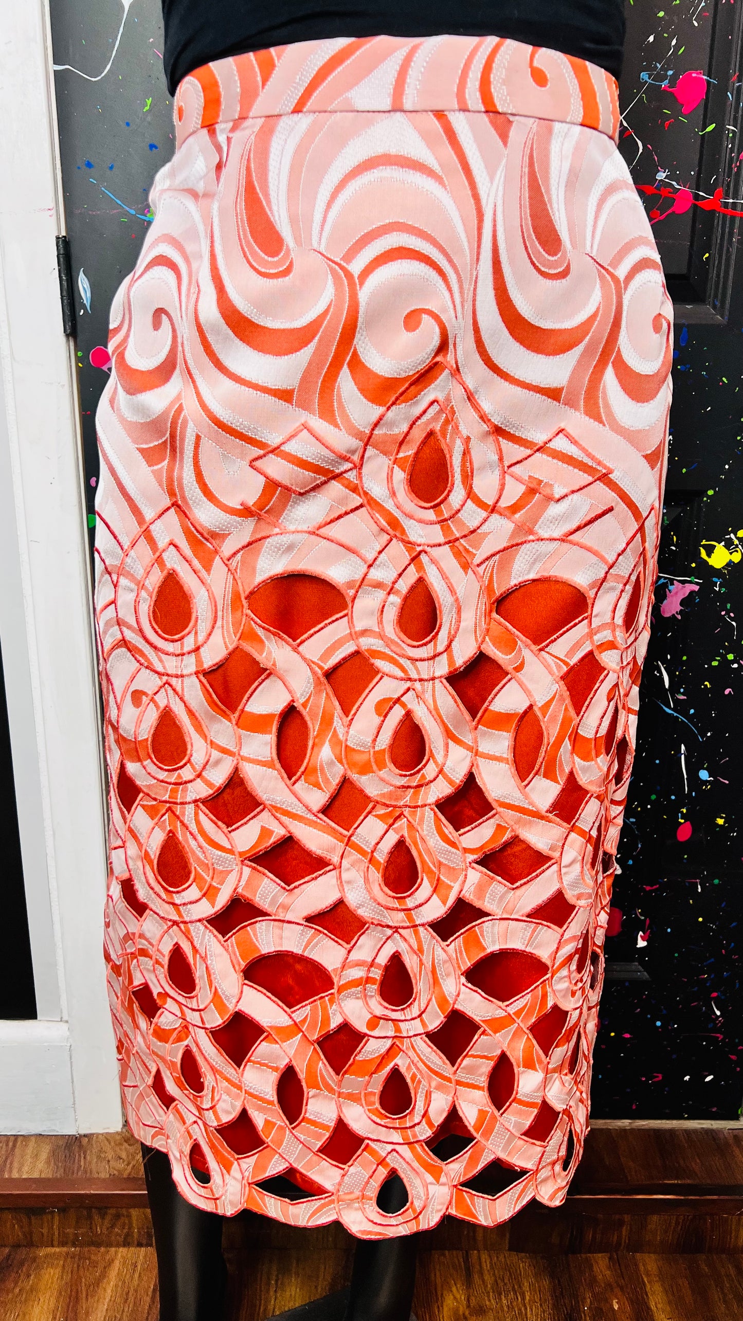 Vintage Abstract Skirt Suit (20)