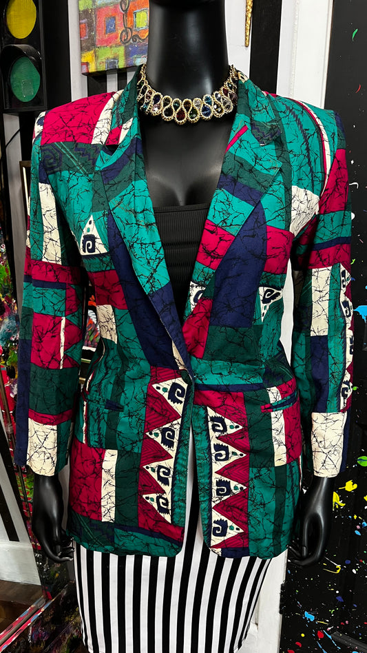 Vintage Michael Taylor Rayon Blazer (16)