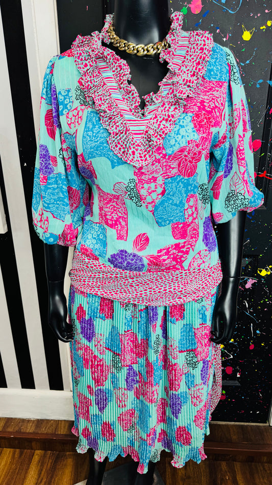 Vintage Assorti by Susan Freis Skirt Set (16)